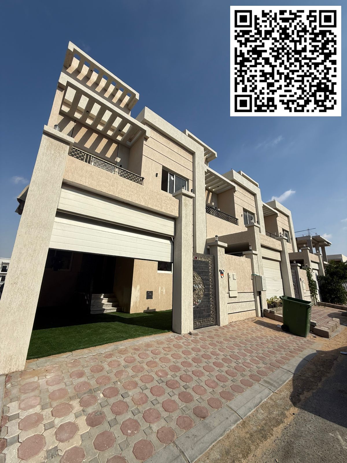 Villa for rent in Al Zahia | 5 bedrooms + Majlis + Living room | First, ground, and roof floors | Family villa | AED 80,000 per year