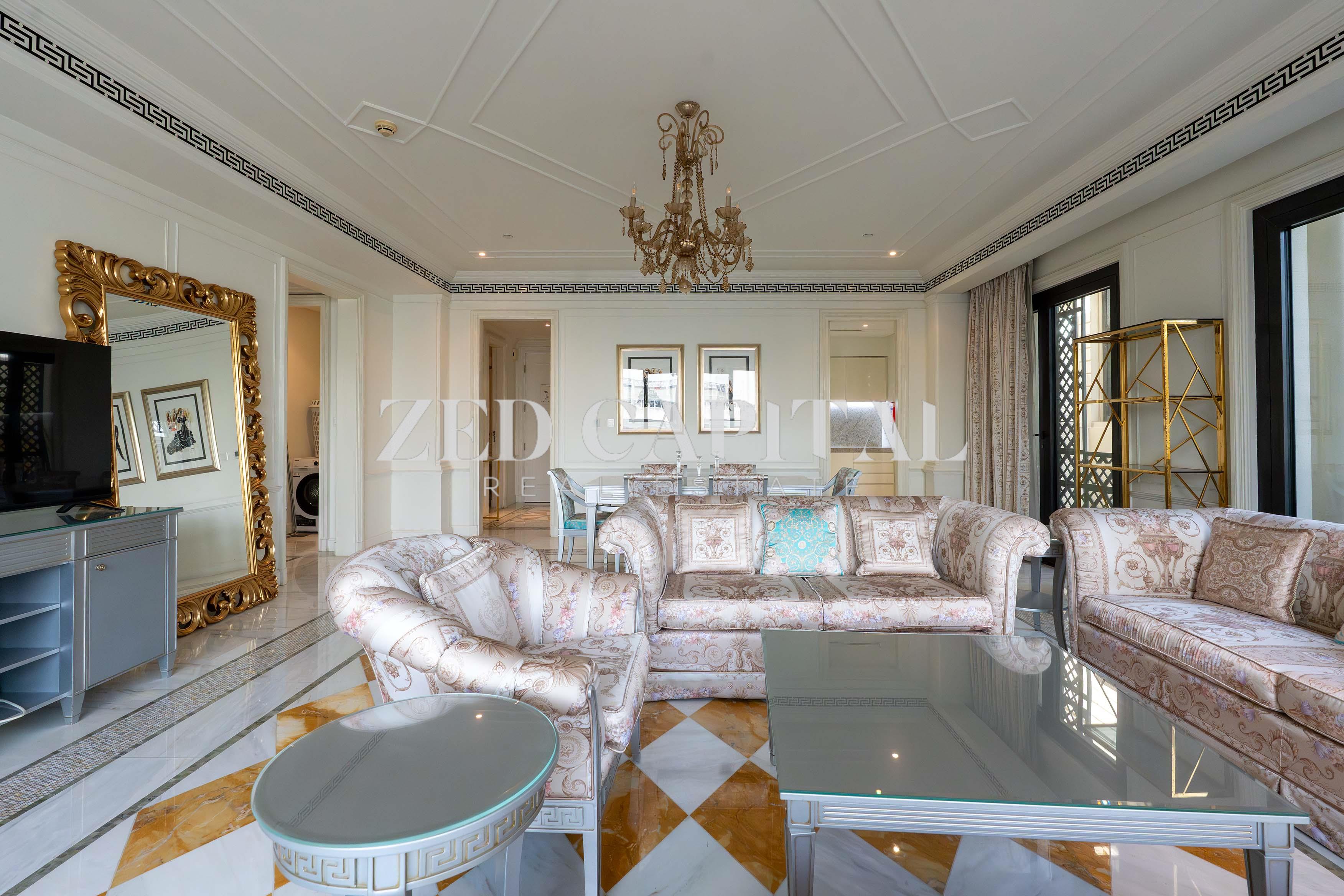Fully Furnished | Pool View | Large Living Space