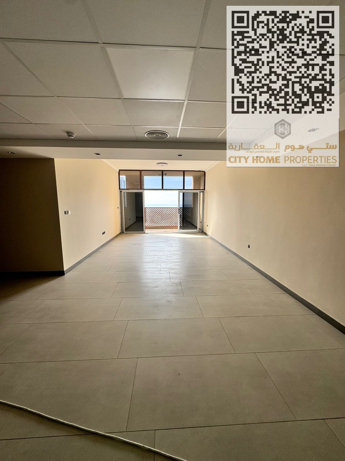 95,000 AED yearly – Brand new 3 Bedroom Hall apartment with full sea view in Al Rumaila