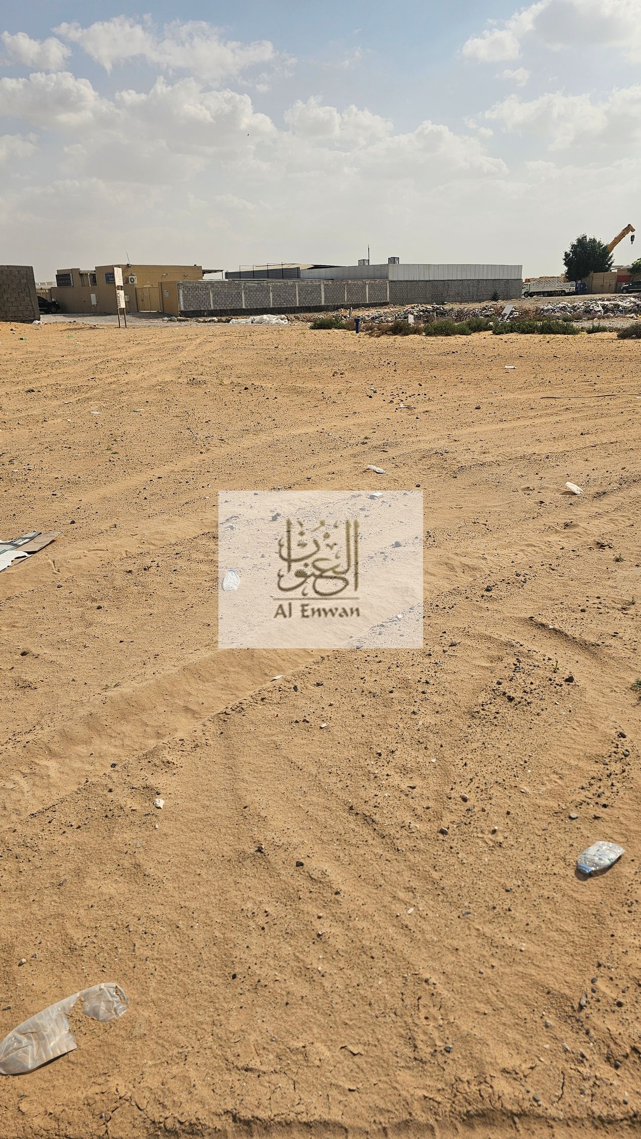 Land for sale in Al Sajaa, built upon, behind the cement factory