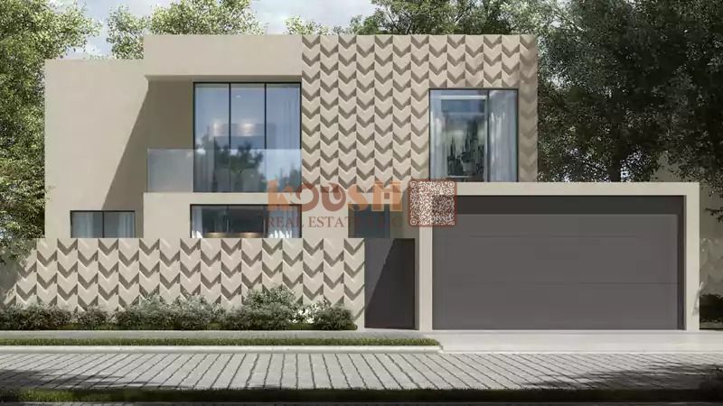 Tranquil villas surrounded by greenery water