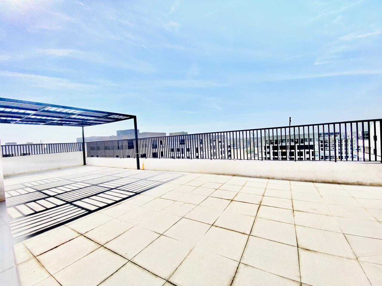 Big offer!!_ one month free|| Brand new Master Luxury 1_BR appartment with terrace only 47k || al jada outside