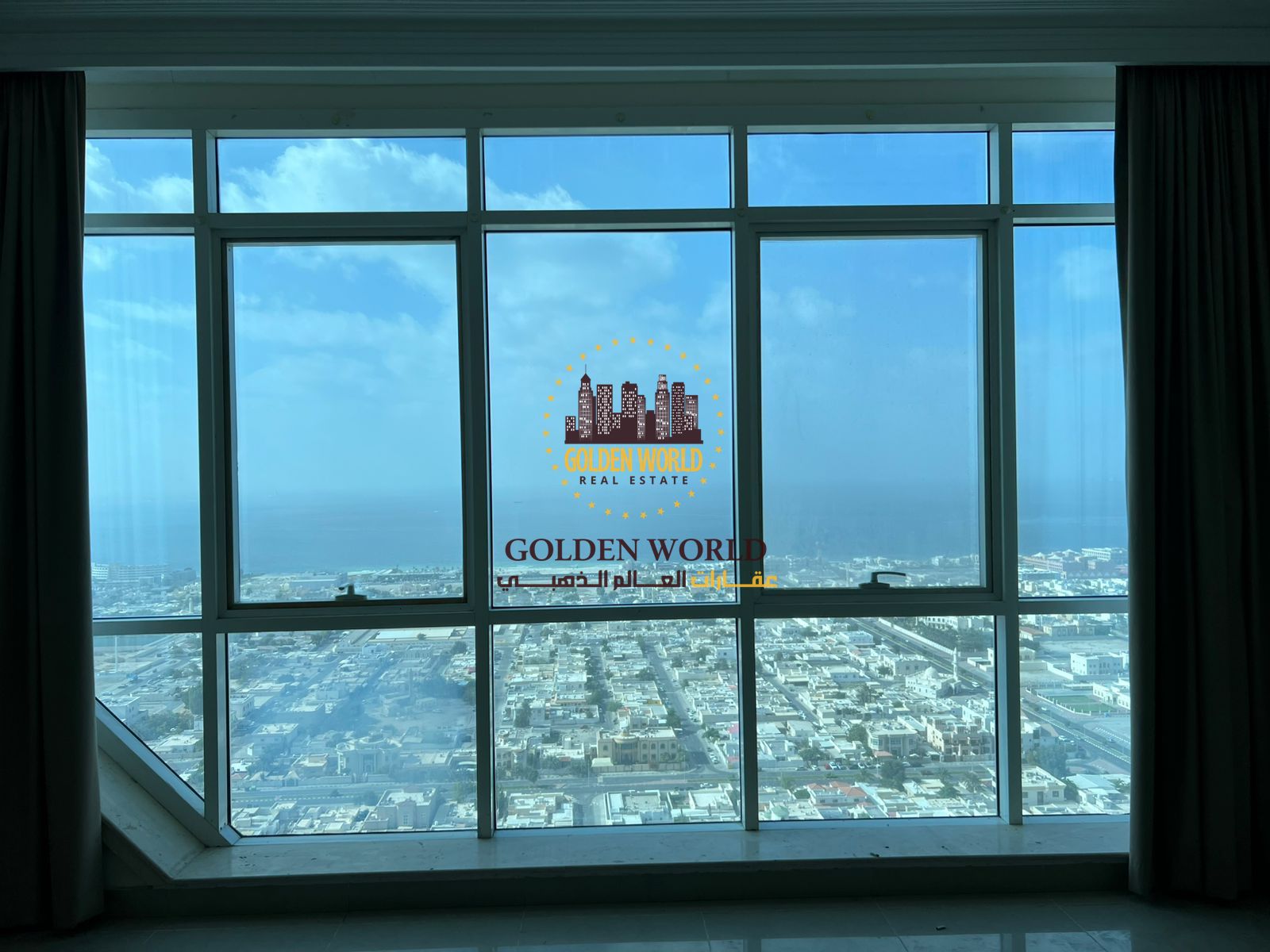 Largest 3 bedroom 2 halls apartment in Al Majaz 3 all master rooms maid master room 4 bathrooms free AC sea view tower pool rent AED 110,000