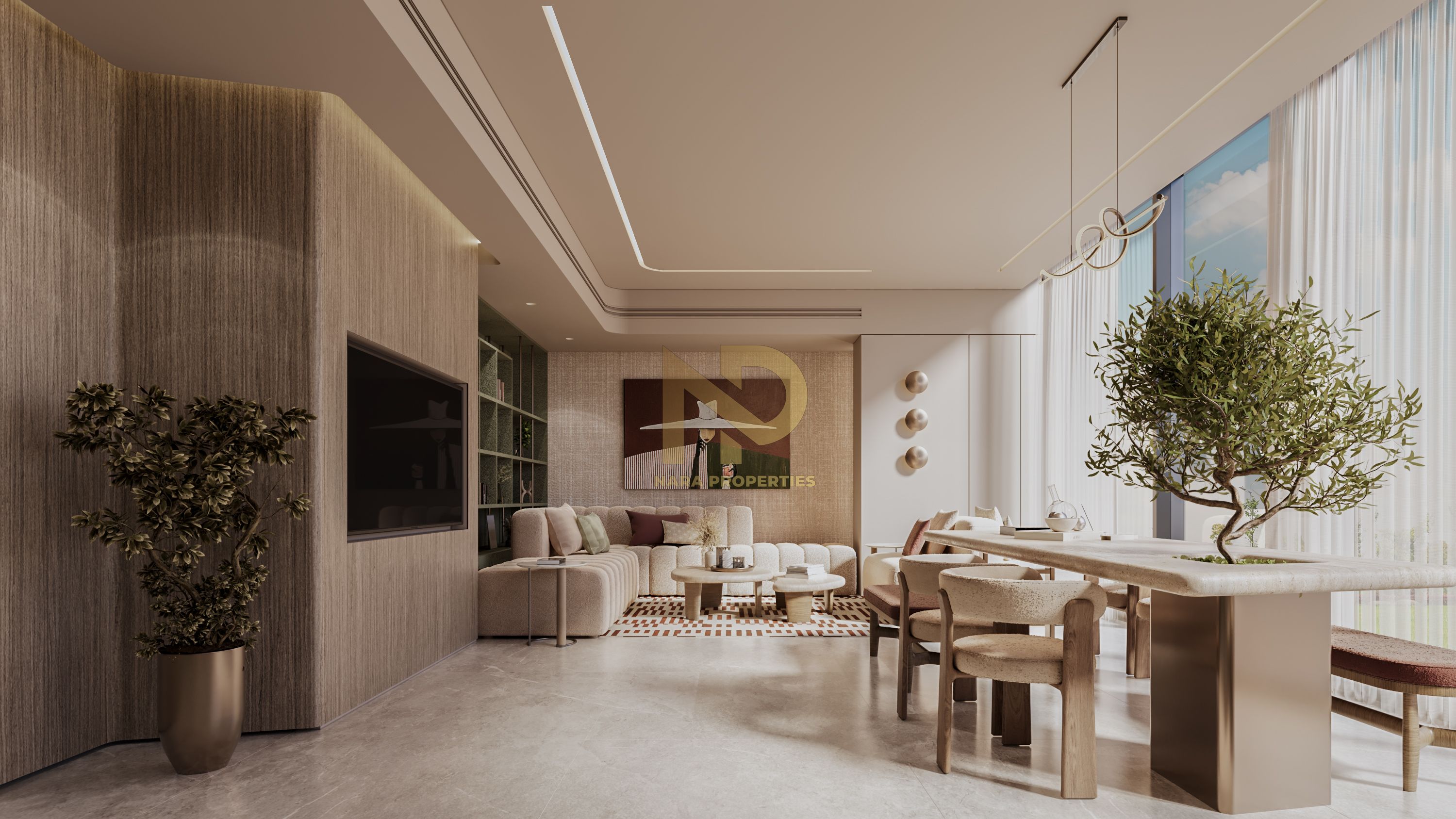 Spacious 3BHK + Maid | Fully f...