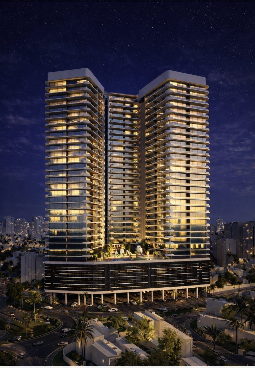 Amwaj Tower – Luxury Off-Plan Apartments with Freehold Ownership for All Nationalities, Between Ajman & Sharjah’s Top Hotels