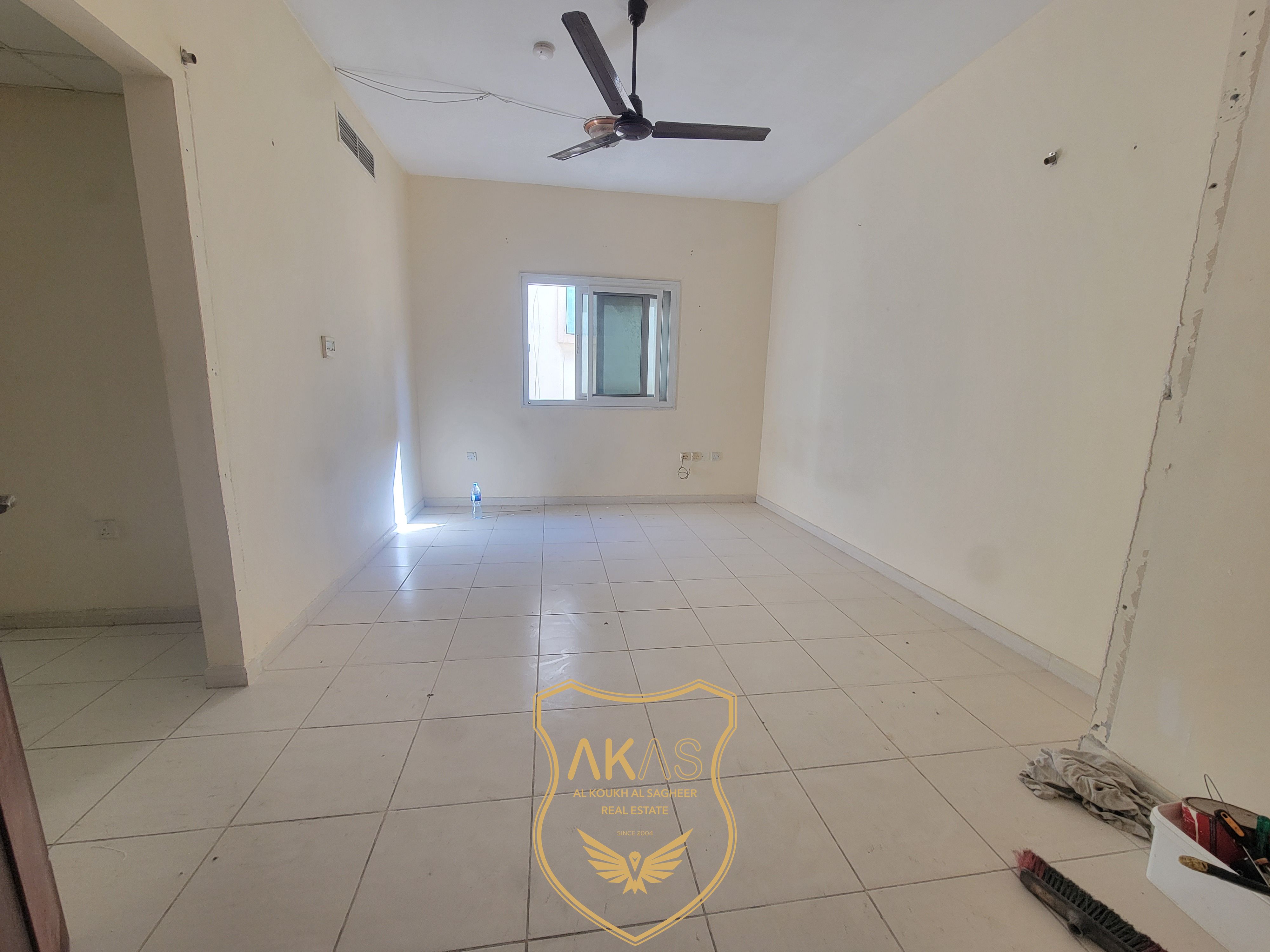 Spacious 1bhk with balcony with 2 bathroom central gas open view close to rolla mall only 26k
