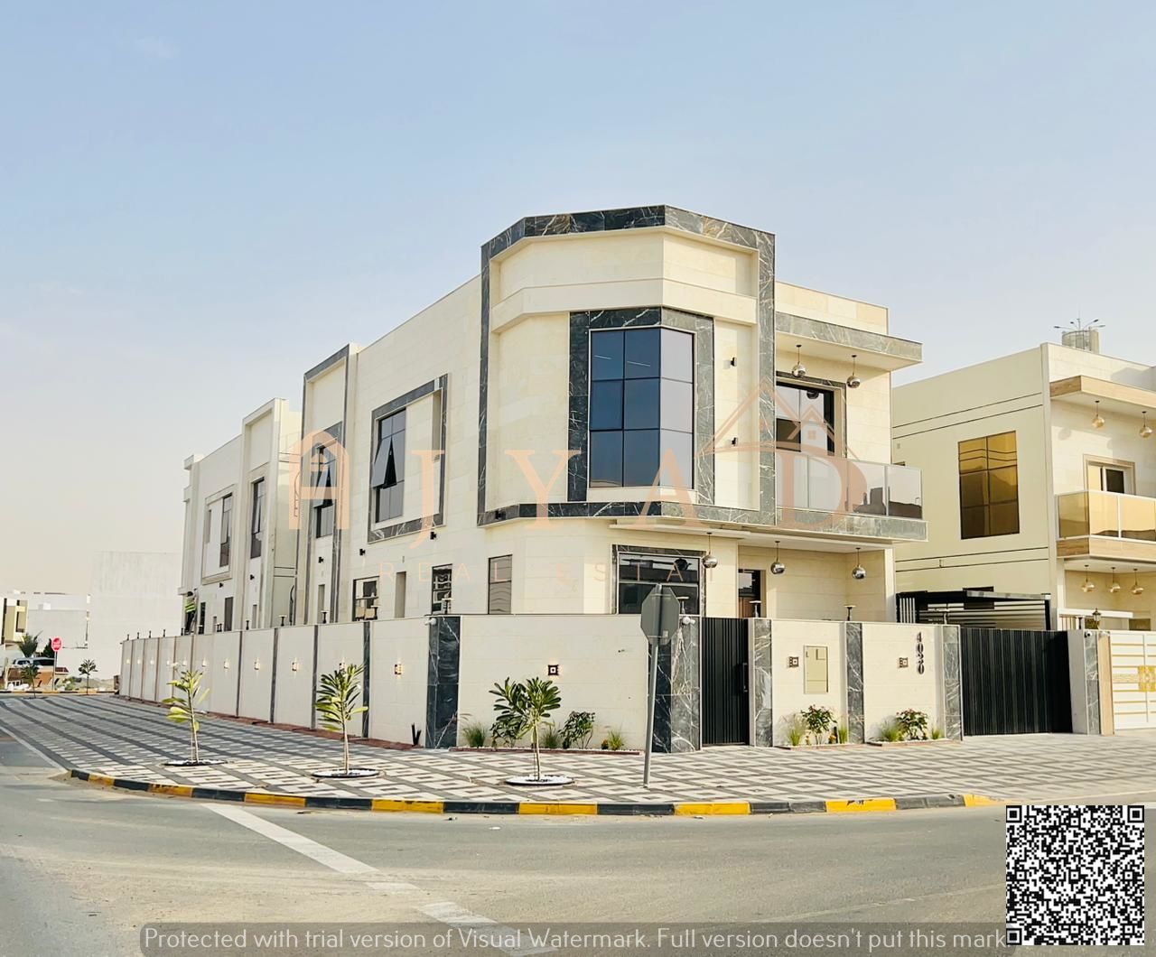 Luxury corner villa for sale in Al Zahiyah area, fully finished to a high standard. Freehold ownership available to all nationalities. Very attractive