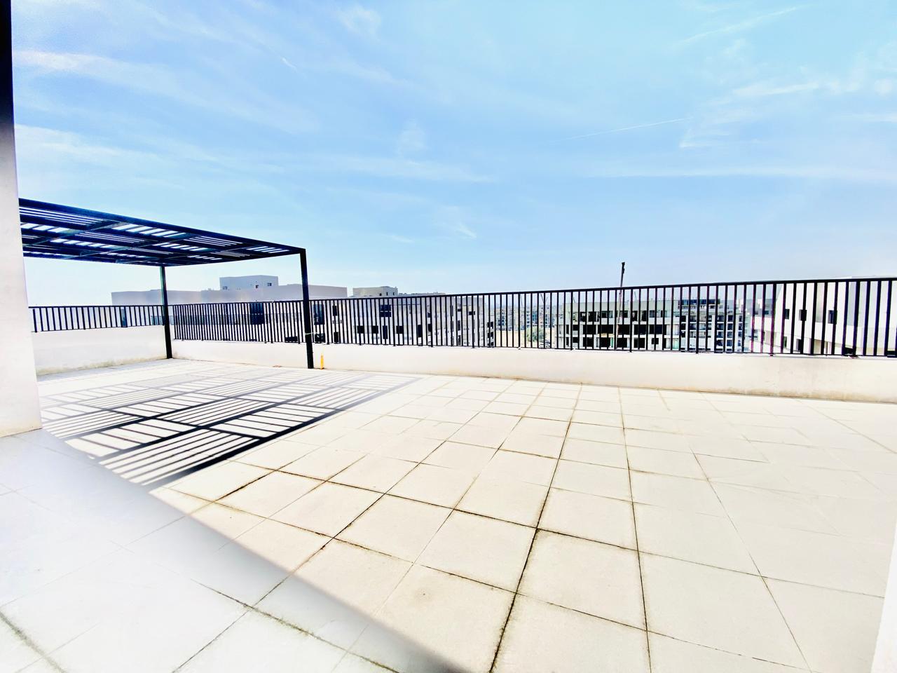 1 month free with master room balcony open view prime location aljada out sid