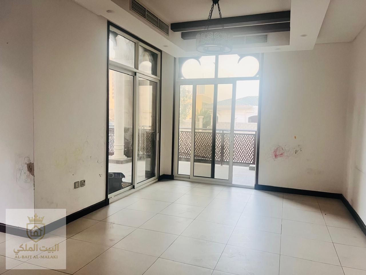 Villa for rent in Al Rifai, Sharjah, located in a quiet and prime family area. It features an open and beautiful view with a modern, very clean finishing.