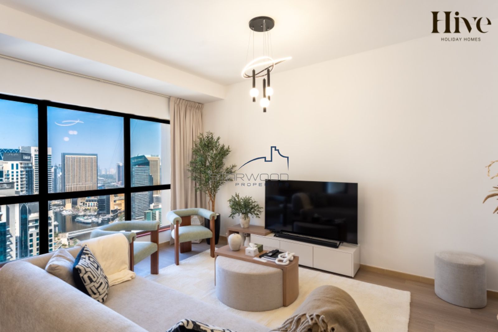 Fully Luxury Furnished | Ain Dubai and Sea View | Great Deal