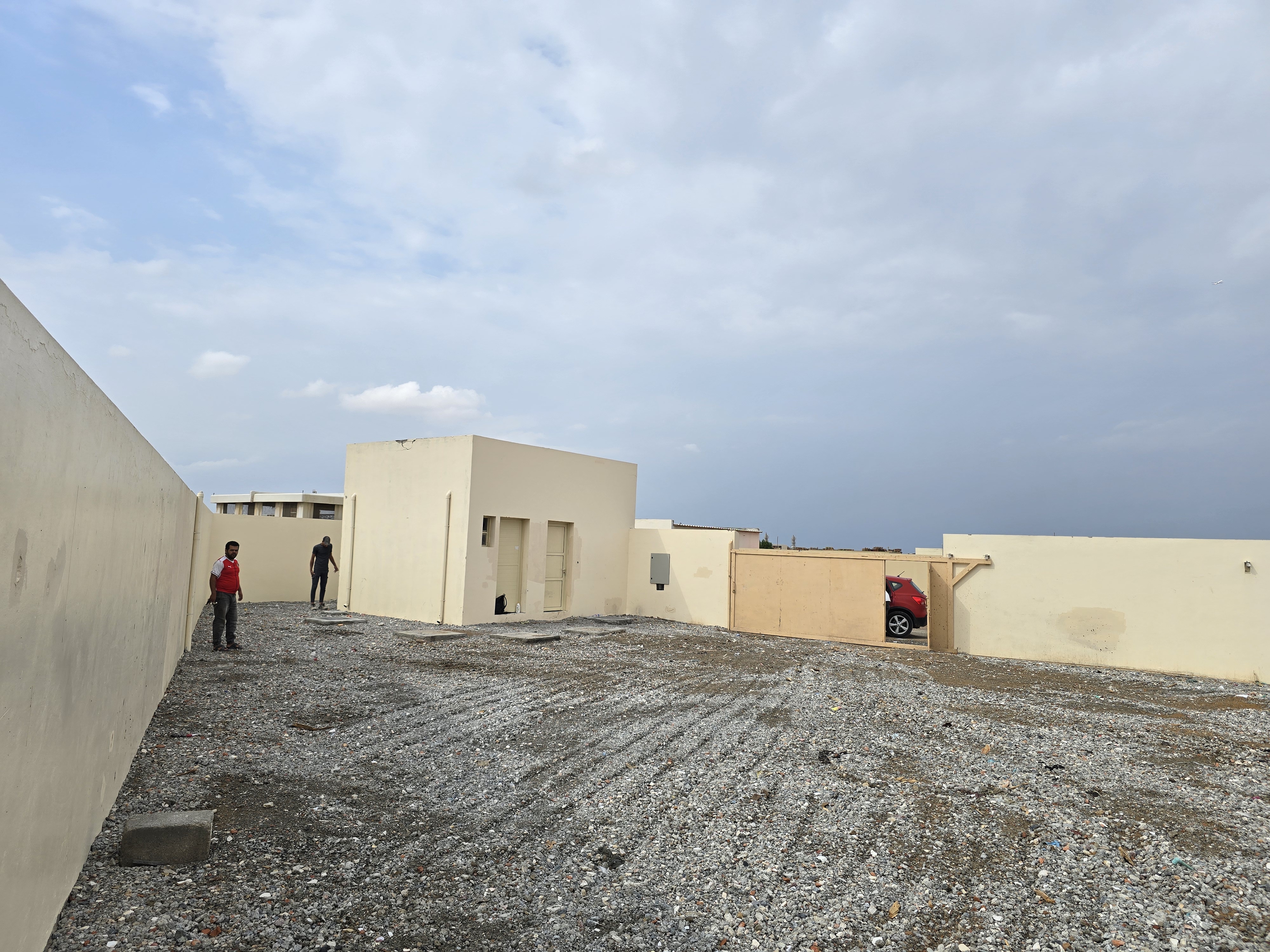 5000 Sqft Open Yard Office Boundary Wall In Al Sajaa Industrial Area Sharjah