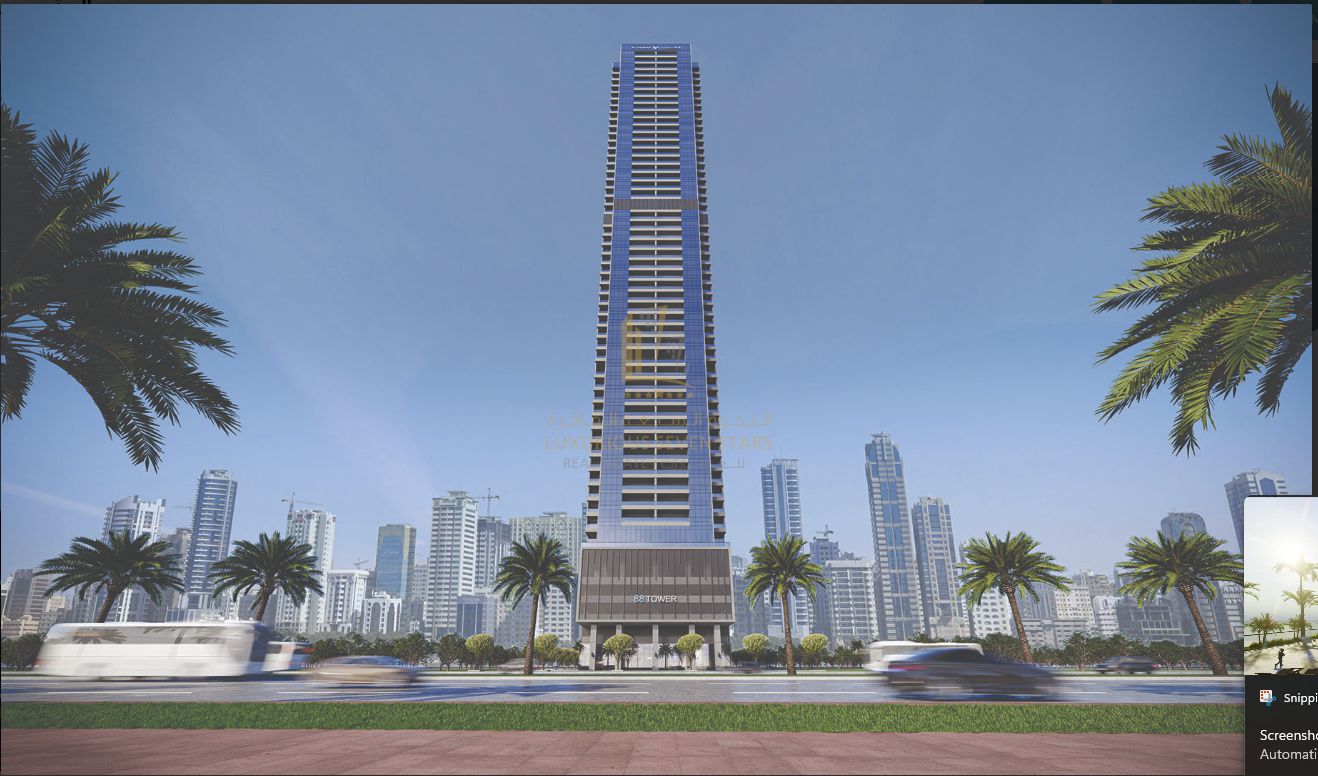3-Bedroom Apartment with Living Room for Sale in Tower 88 – Overlooking Al Khan Lake