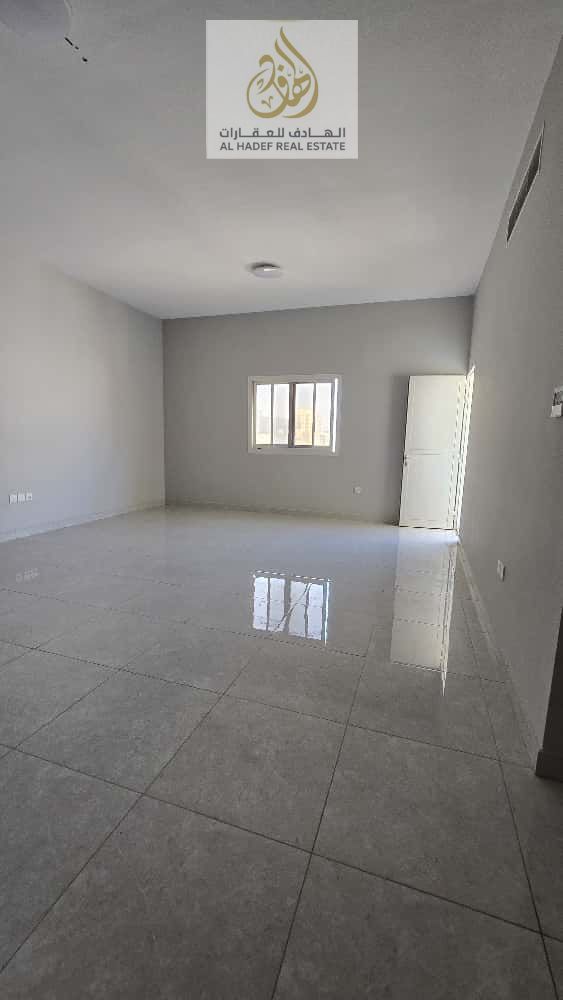 Annual rent in Ajman, Al Jurf 3 area, near Speed Motors Center. The building is new, first occupancy for families. Two-bedroom apartment with a livi