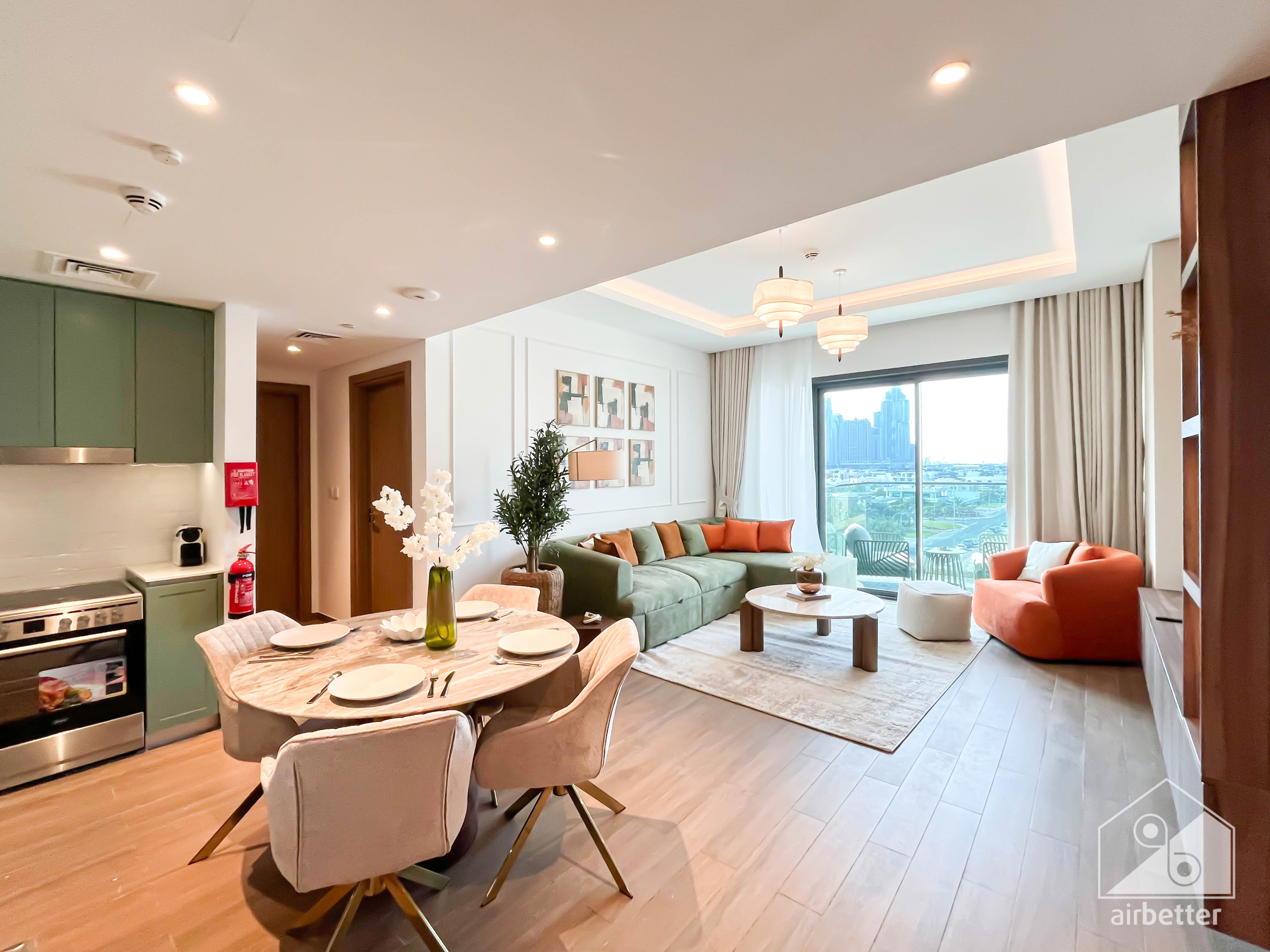 Luxury and Newly 1BR with city view | Fully Furnished | Celadon 2, City Walk