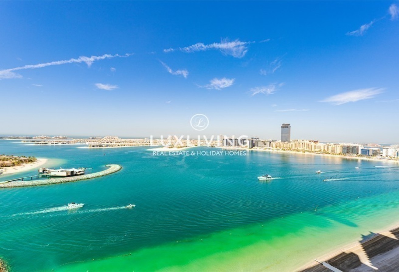 Sea and Palm View | Furnished | Perfect Condition