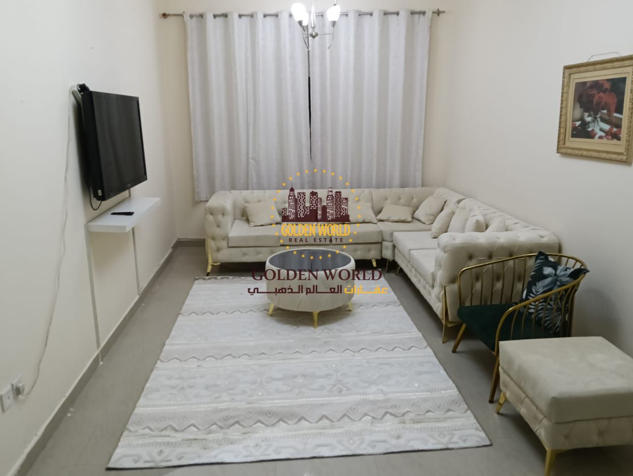 Deluxe Furnished 2BR Apartment for Monthly Rent in Al Taawun with Direct Sea View Balcony, Central AC, Prime Location Near Dubai