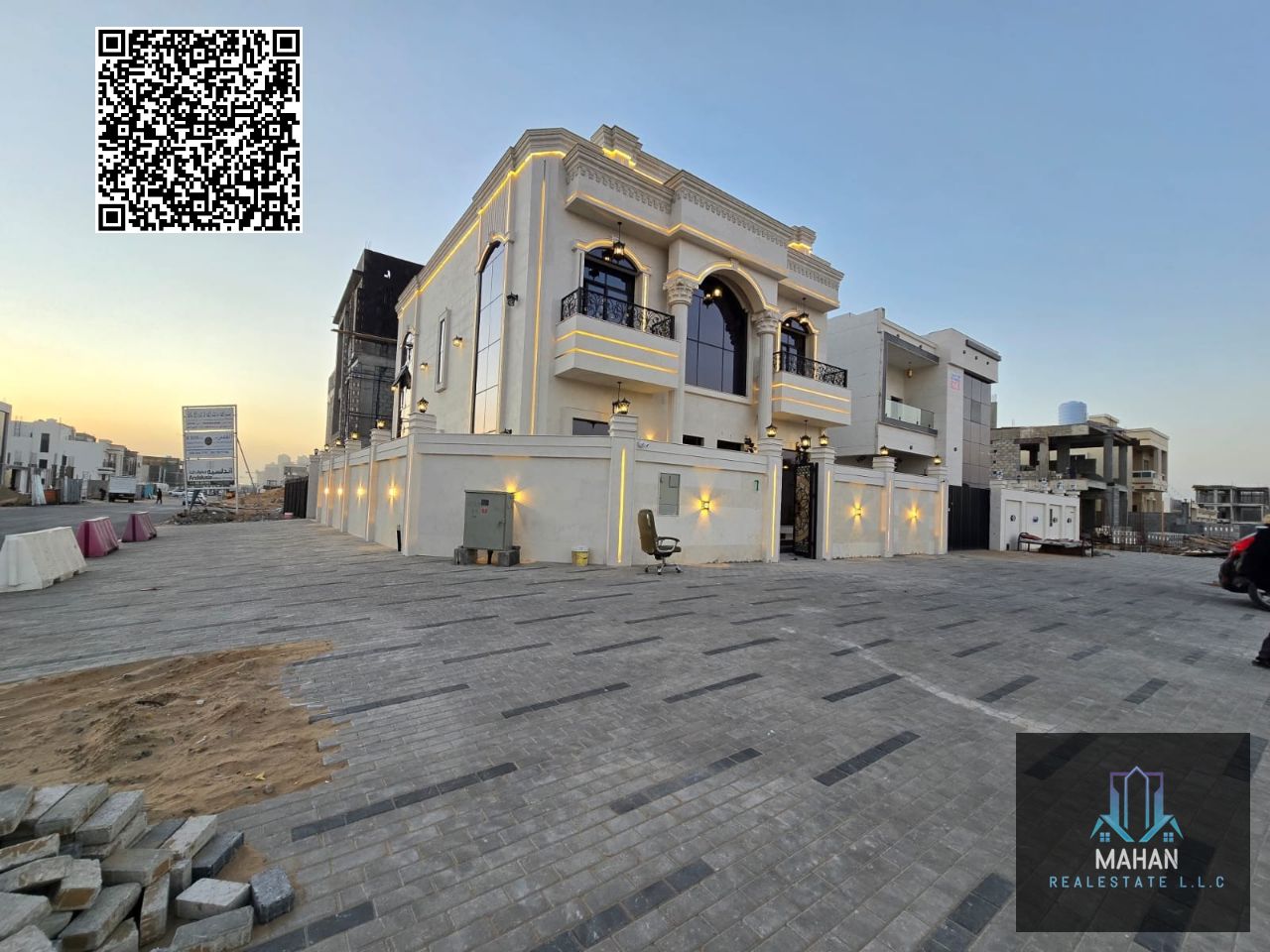 Corner 5 Master Bedroom Villa with Big Rooftop Including Registration & Ownership Fees – Prime Al Helio 2 Location, Ajman