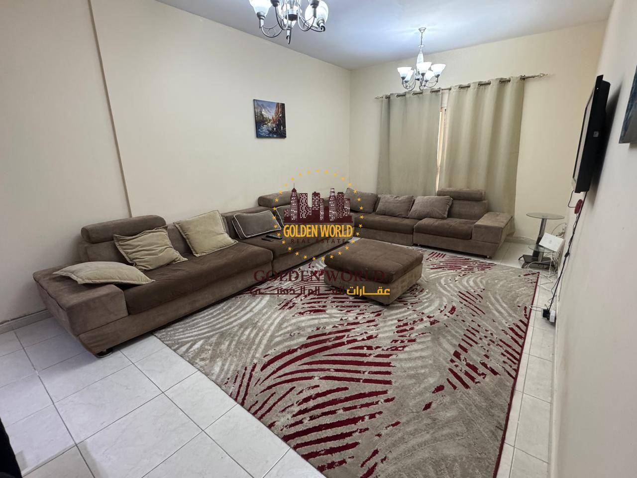 Deluxe Furnished 1BHK for Monthly Rent in Al Taawun | Balcony | Central AC & Gas | Family Building | AED 4,700