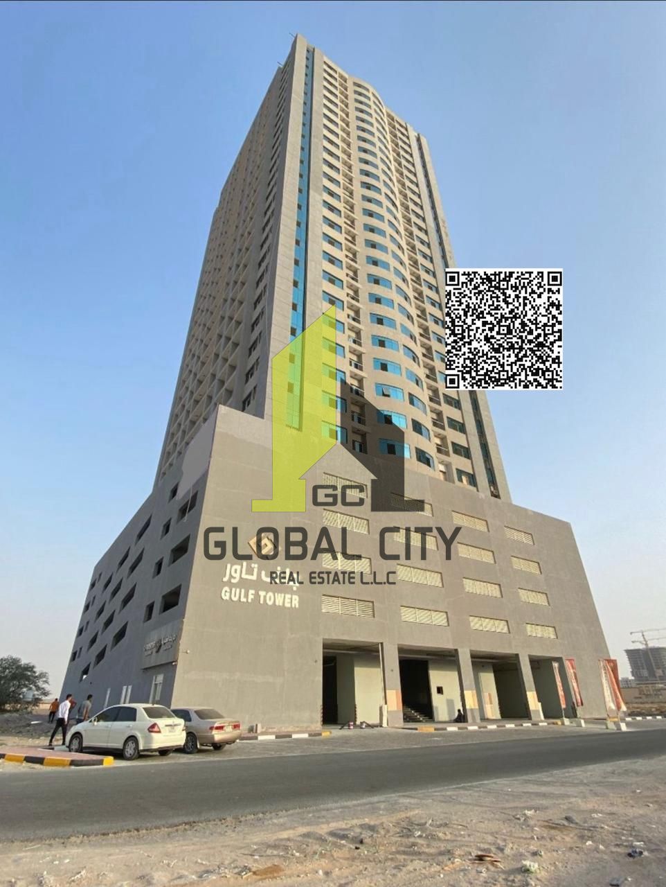 New Tower ! 2 Bedroom Apartment ! 1180 Sq ft ! Down Payment 260,000 ! Gulf Towers Ajman.