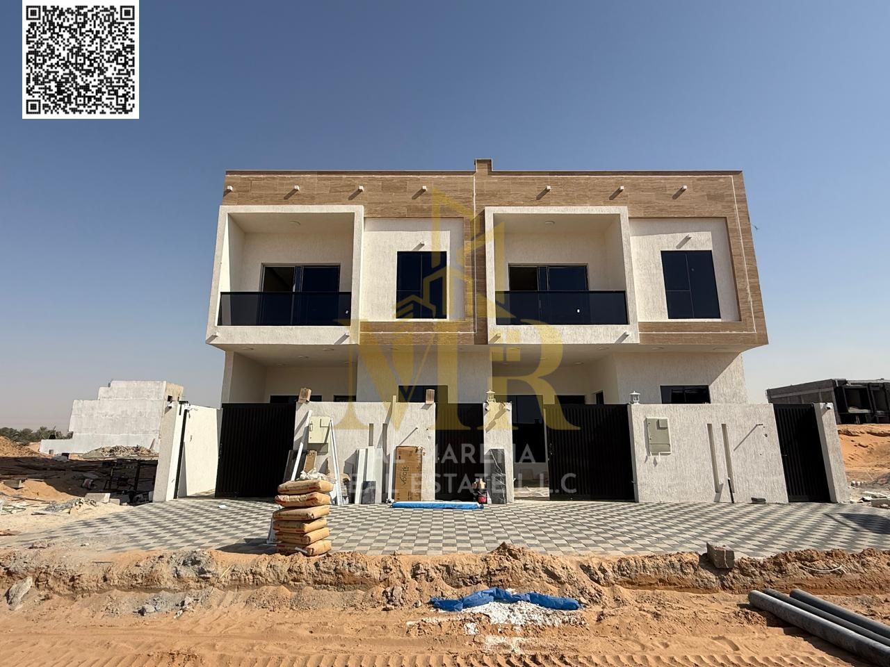 Elegant villa for sale in Al Zahia, freehold ownership for all nationalities, price includes registration fees