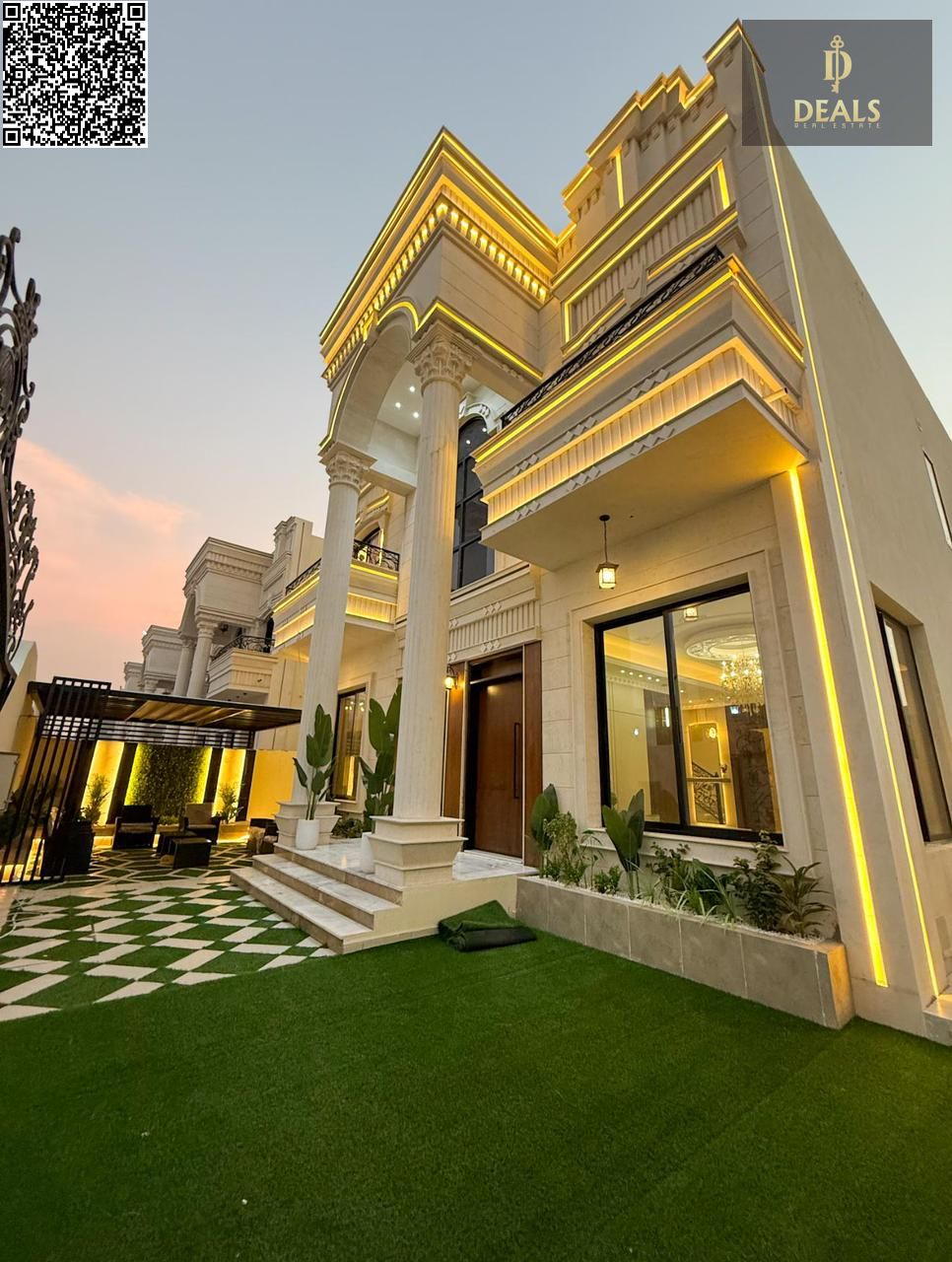Ultra Luxury Classic Villa for Sale – Spacious 6 Master Bedrooms | VIP Finishing | Private Garden & Pergola