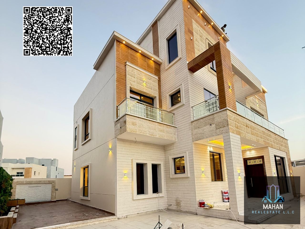 Luxury Modern Corner 6 Bedroom Villa Including Registration Fees with Rooftop – Prime Location Al Zahya, Ajman