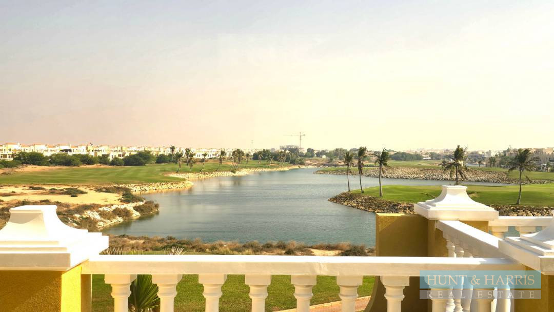 4 Bedroom upgraded for Rent Al Hamra Village-Lagoon View -Unfurnished