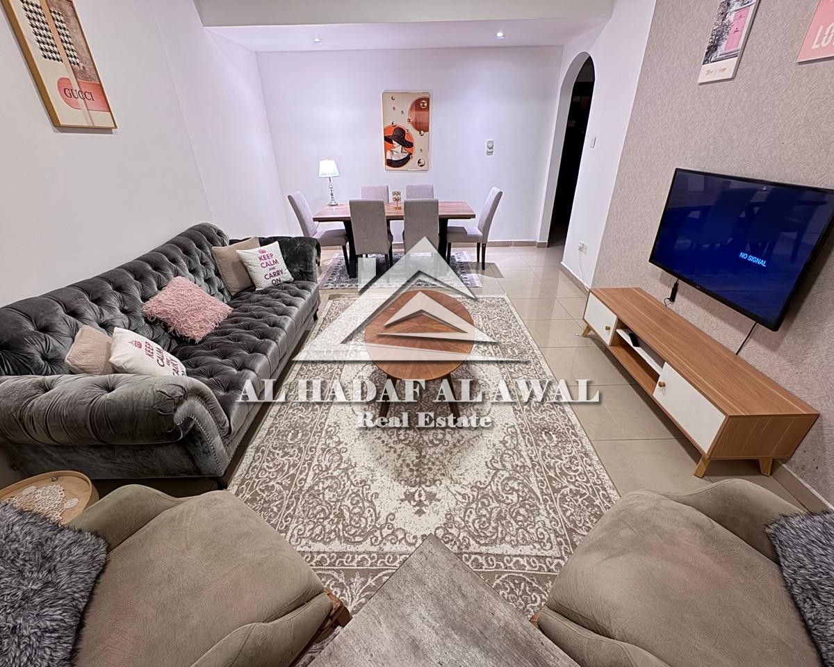 Premium apartment for rent in Al Khan opposite Time Ruby Hotel two bedrooms and a spacious living room with a practical layout prime location close to
