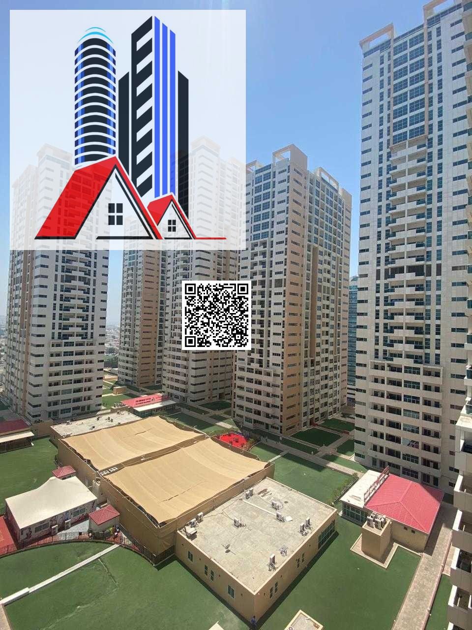 2 BHK for Rent in Ajman One Towers with Parking. .