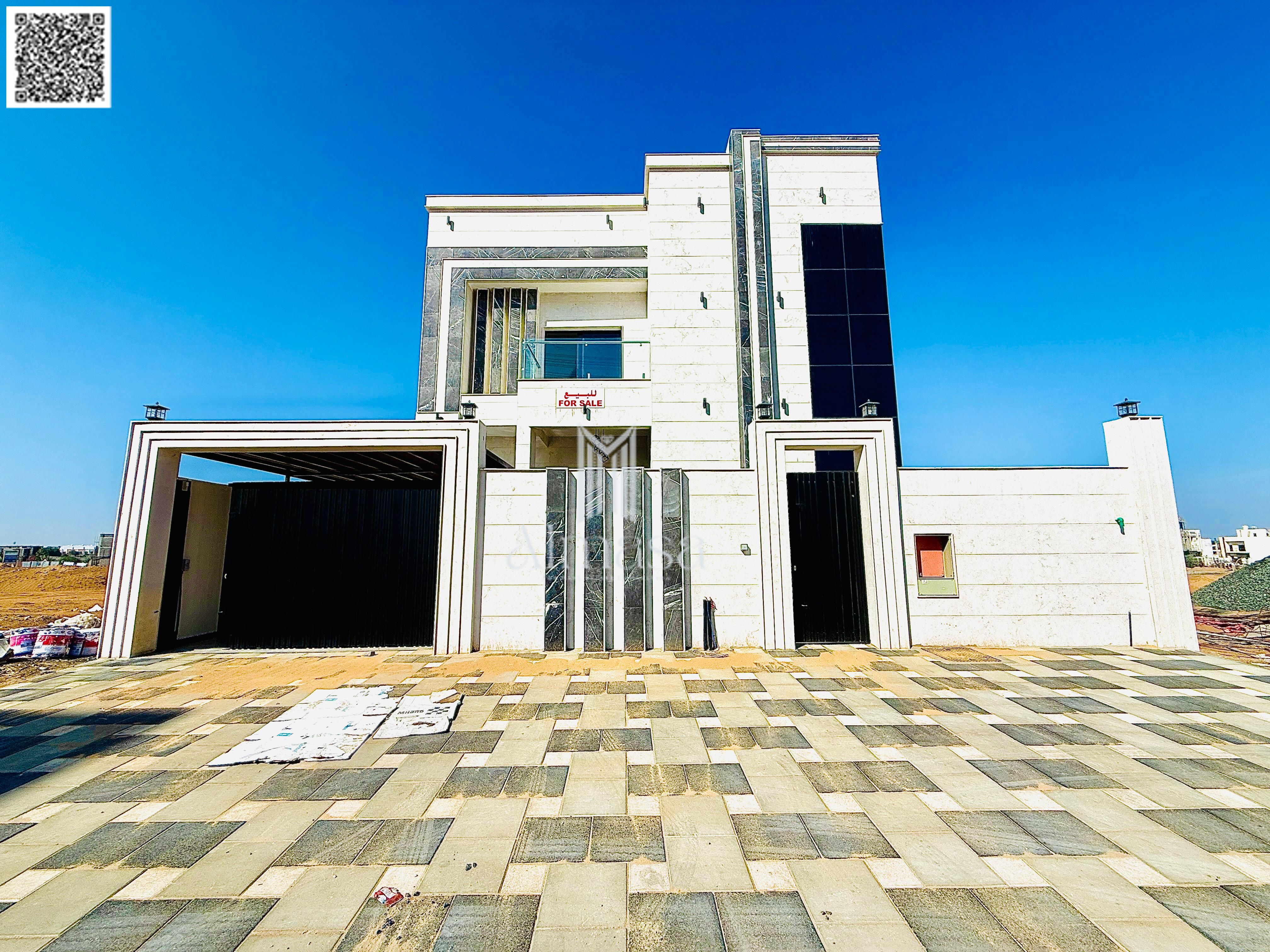 Villa for sale in Al Helio 2 – Ajman, a quiet and in-demand residential area ideal for family living. The location offers close access to schools