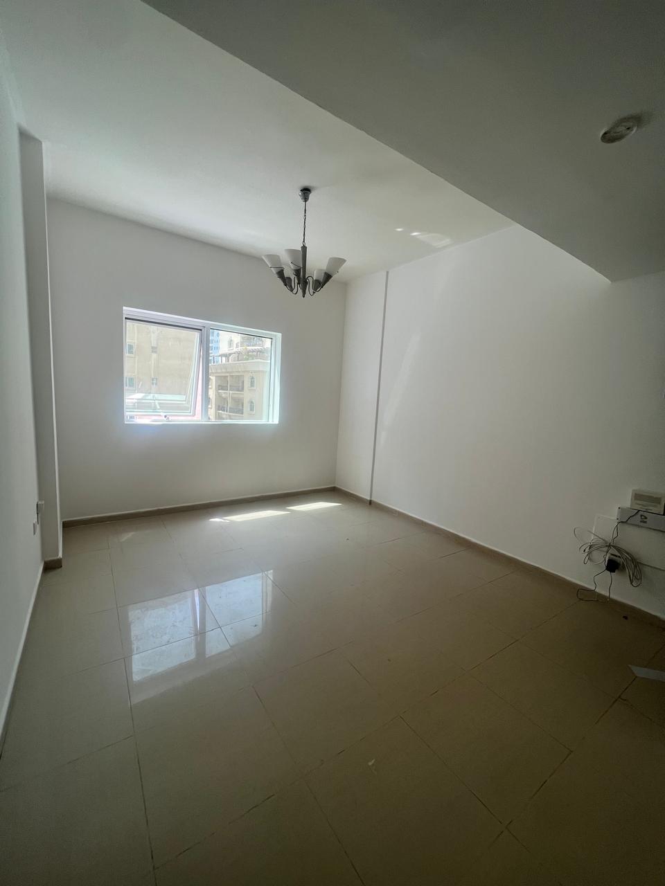 1BR + living with excellent space in Al Khan | Open street view | Central AC | Free maintenance | Prime location | Direct Dubai exit