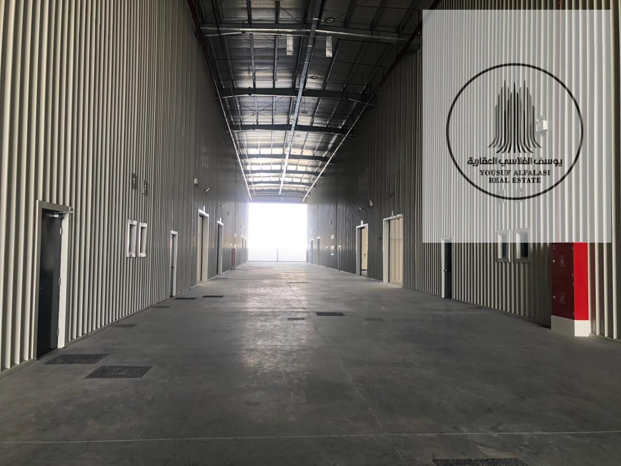New warehouse, first occupancy | Electricity 17 | Warehouse height 15 meters.