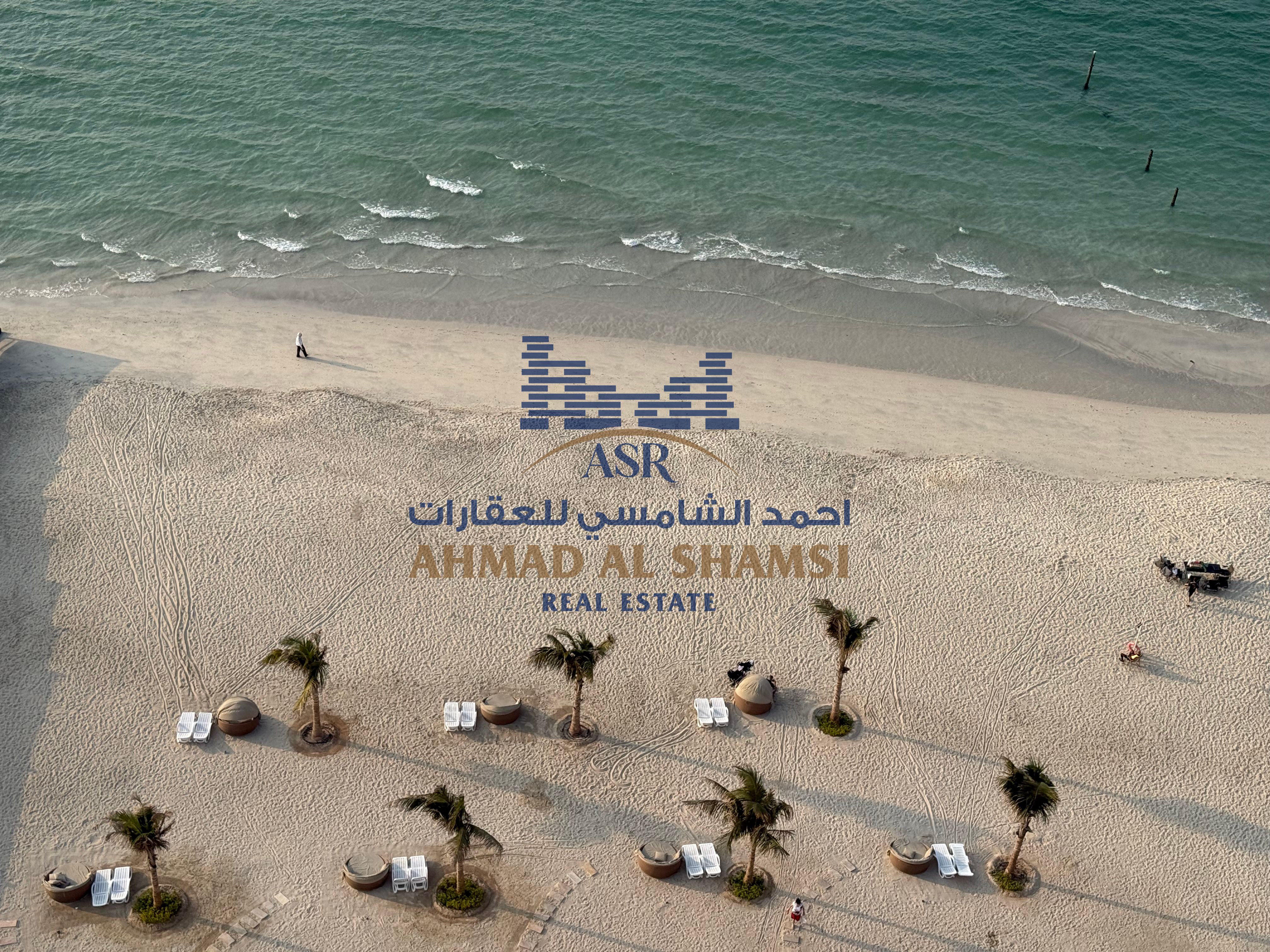 BeachFront || Luxurious 3BR + Maids Room || Private Beach || Direct Beach View