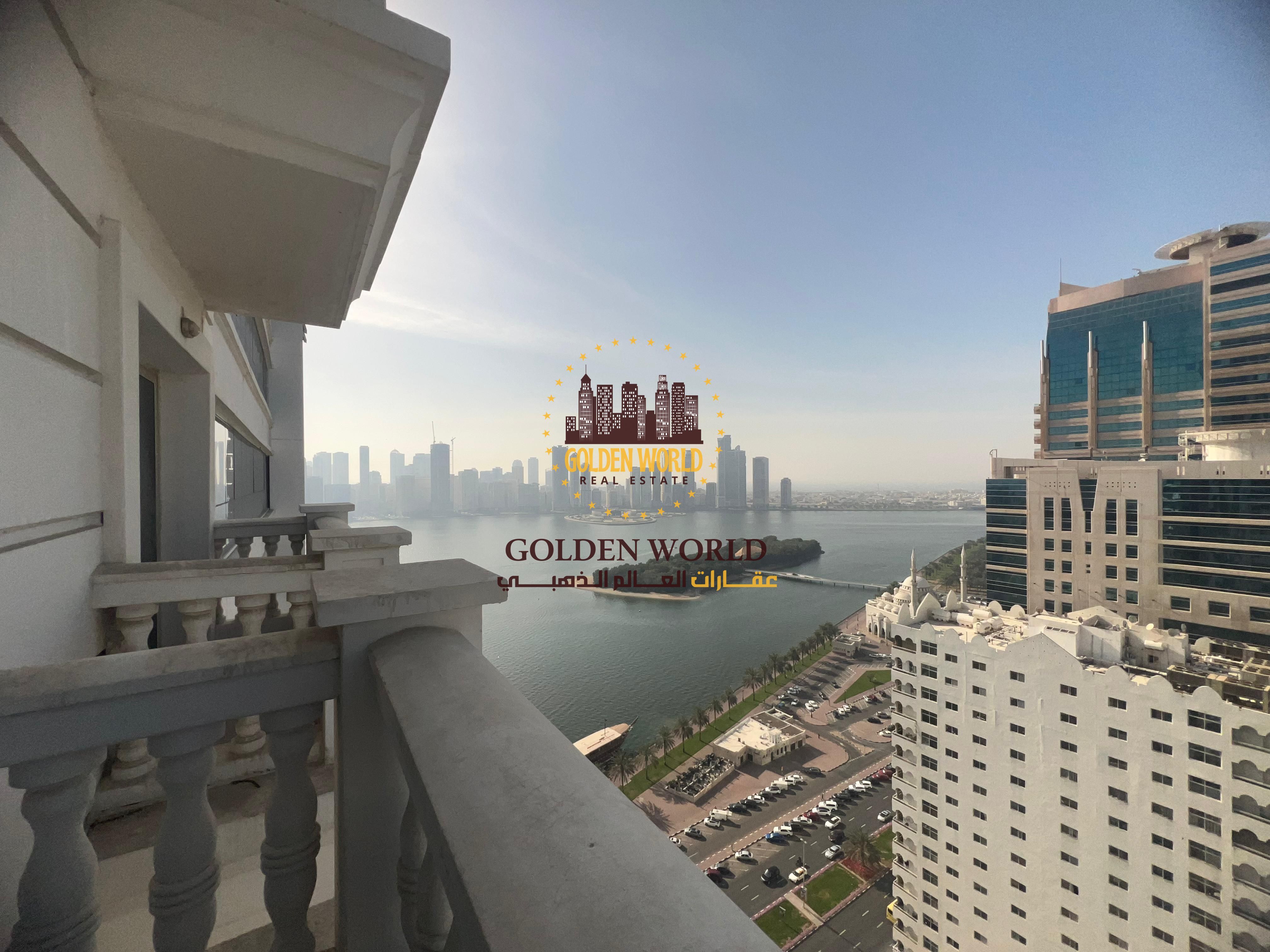 2 Master Bedrooms Apartment in Al Majaz 1 – Sea View – Free Parking & AC