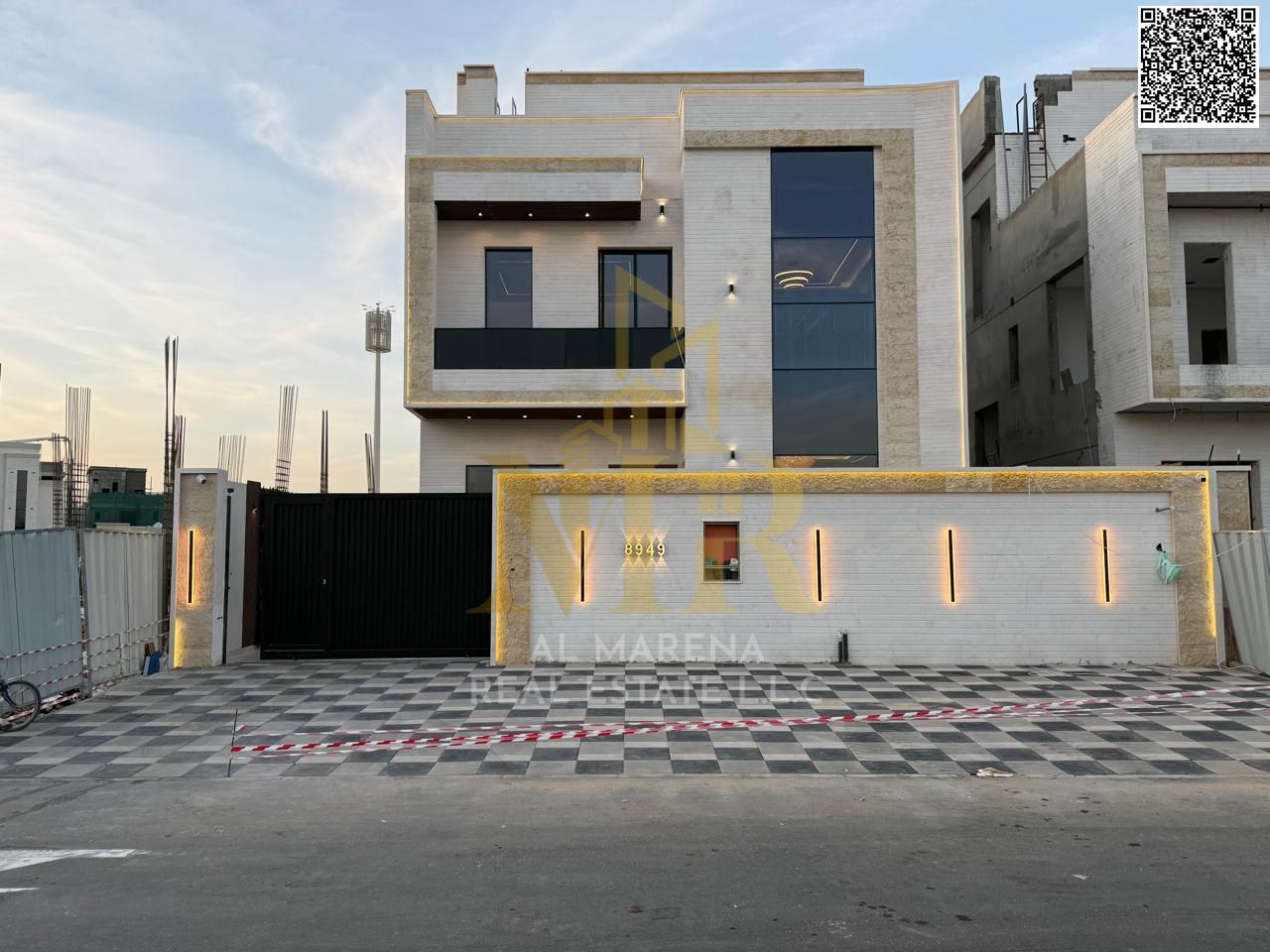 Elegant villa in Al Zahia | 5 master bedrooms | Modern finishing | Registration and ownership fees included