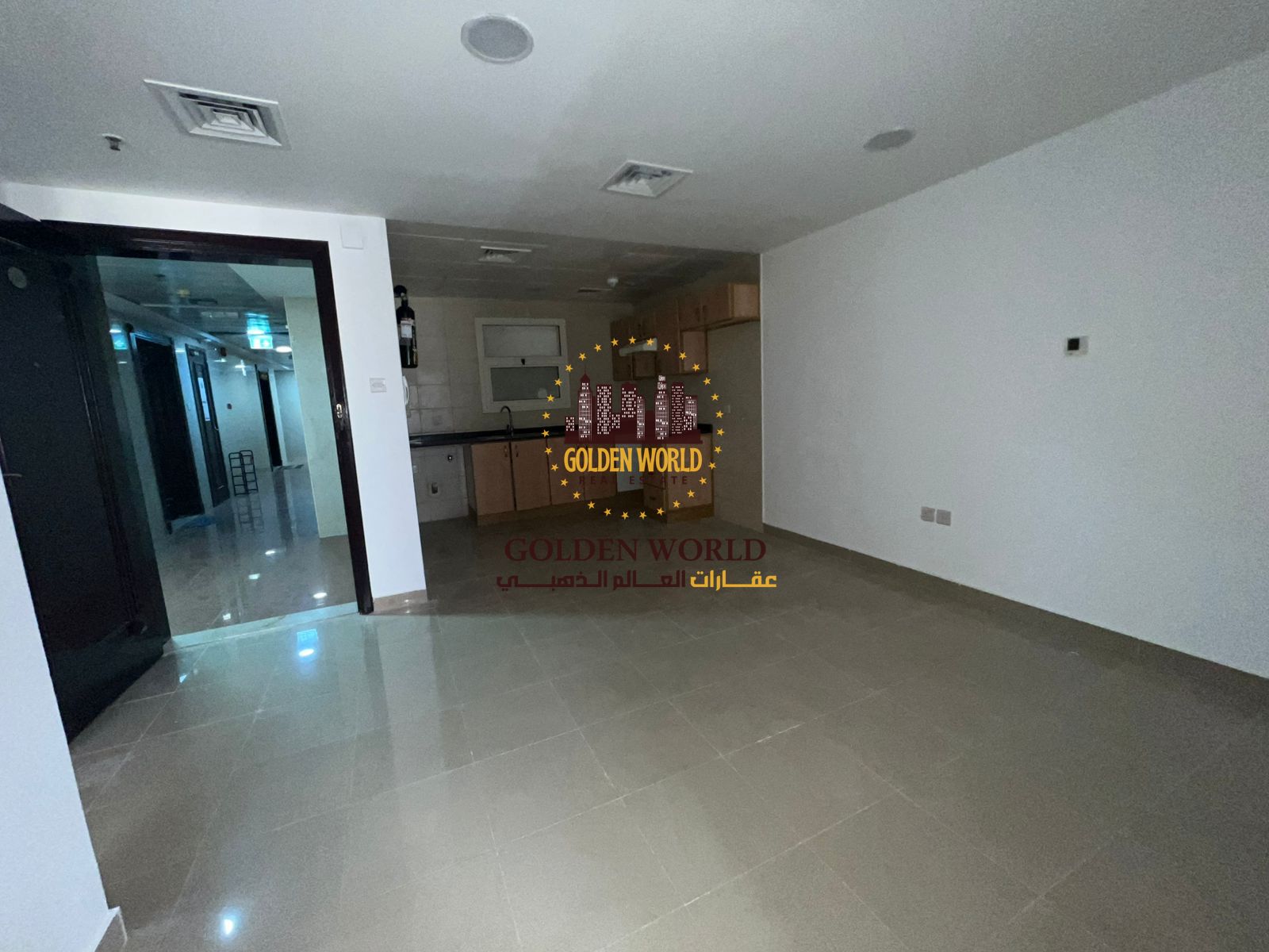 Two-bedroom apartment in Al Nahda, Sharjah with open view and American kitchen, lively area, free maintenance, security, family only, price AED 50,000