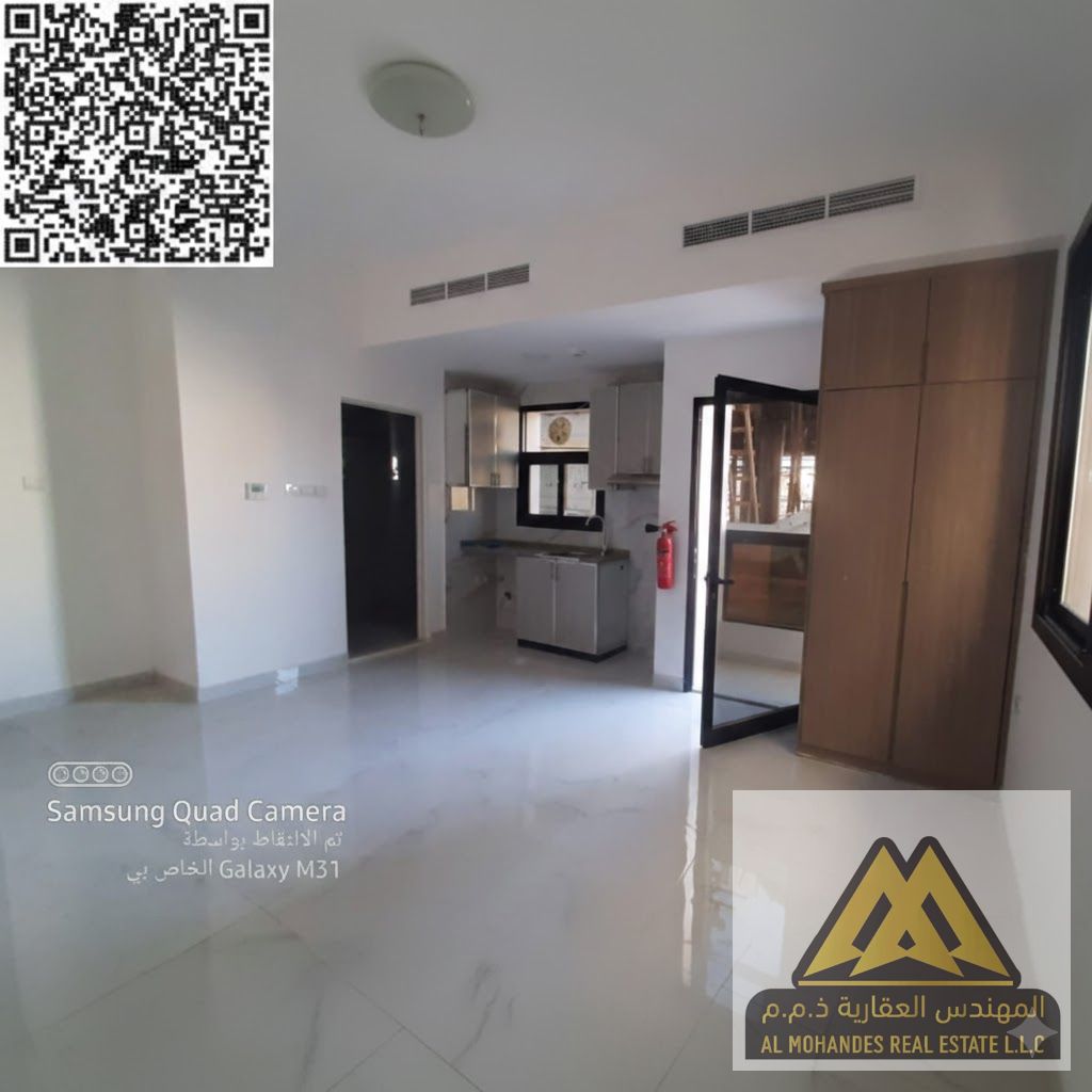 Brand new studio apartment, first occupancy | Easy access to Dubai due to its proximity to Sheikh Mohammed Bin Zayed Road | Balcony with an open view
