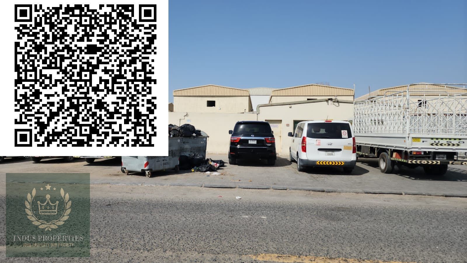 spacious 88 labour room and 2 open yards available for sale with land size 29000sqft on main road in al jurf industrial 2 ajman in only 13500000aed