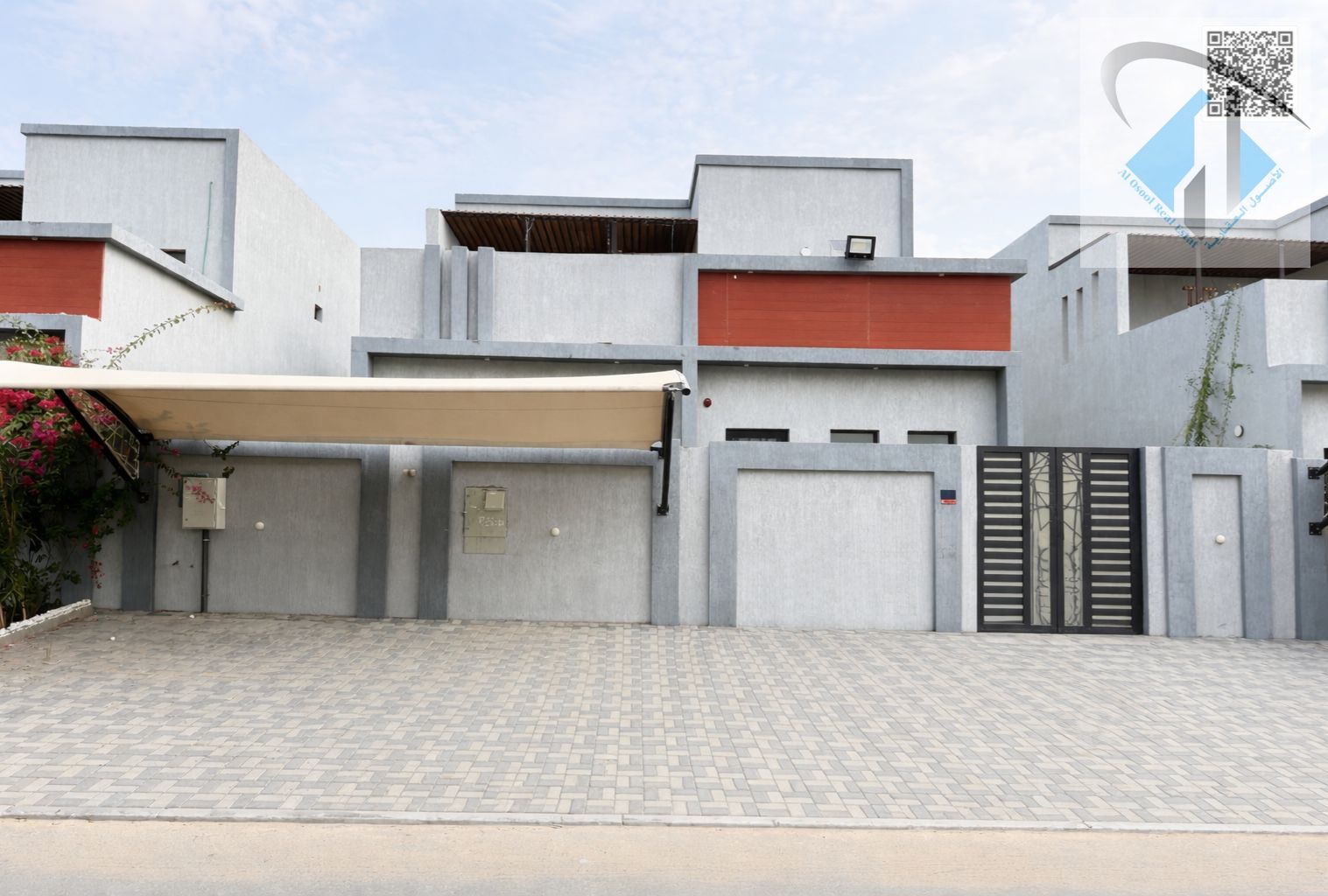 Villa for sale in Al Yasmin area, with electricity, water, and air conditioning. 3014 sq ft. A bargain price.