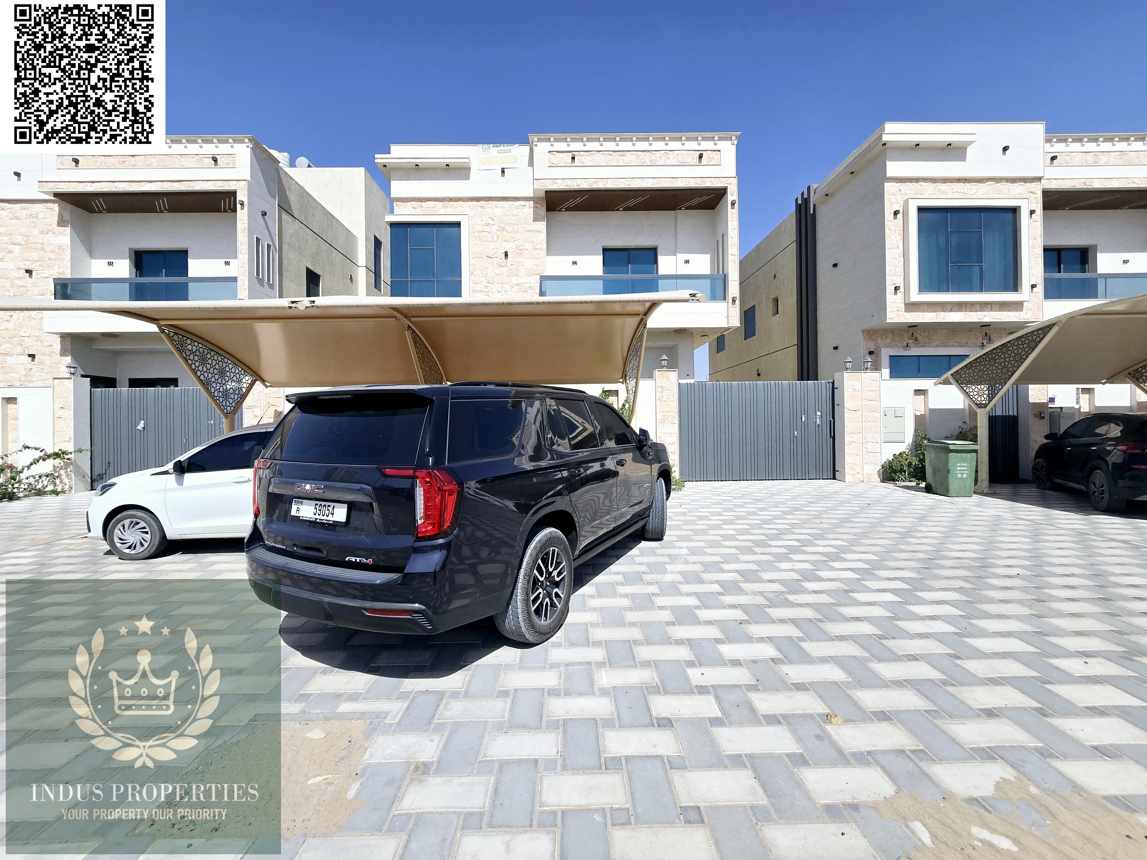 spacious luxurious 5 master bedroom villa available with maids room 2 hall with parking available for rent in al helio 2 ajman in affordable price
