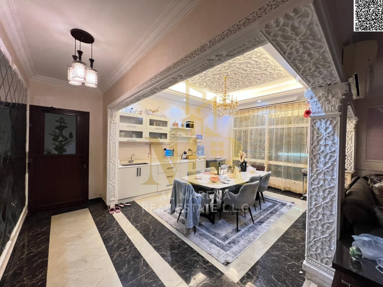 Villa for sale in Al Rawda 3, 6200 sq ft, price includes electricity, water, and air conditioning. Freehold ownership for all nationalities. Strategic
