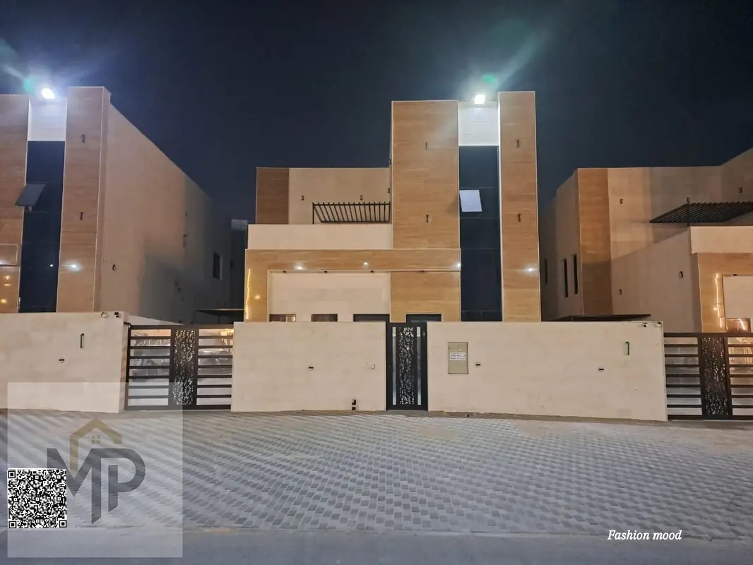 Villa for sale in Ajman | Al Helio 2 area | 4 bedrooms, majlis, hall, maid's room, store and roof | Freehold ownership for all nationalities | Price i