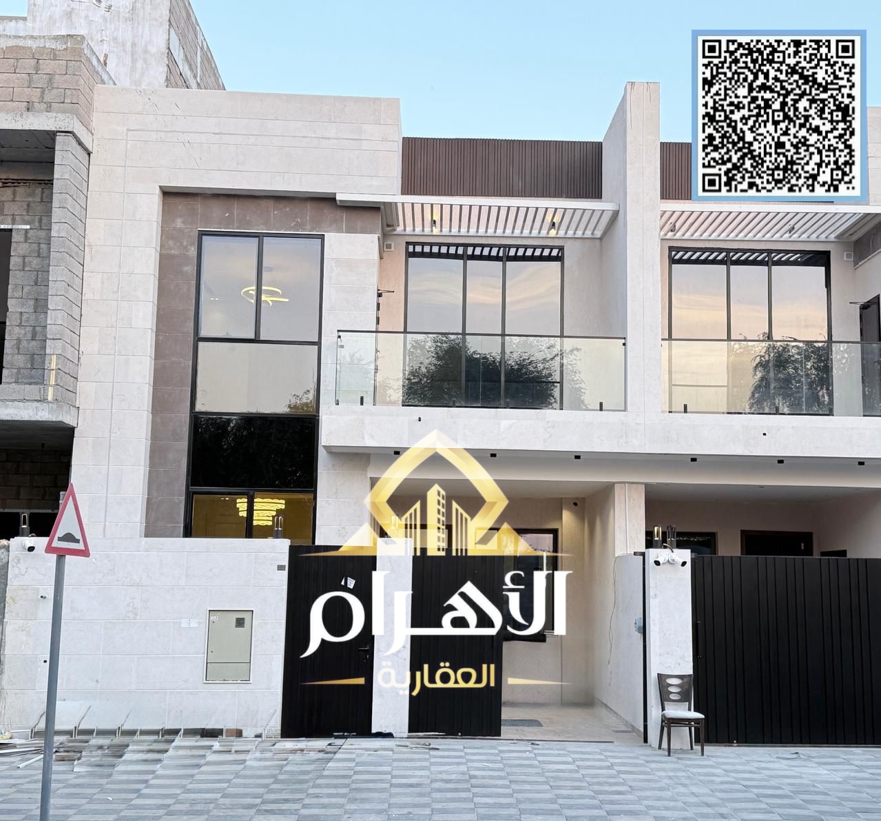 Luxury villa in Al Yasmin, Ajman, ready for immediate occupancy with high-end finishes and spacious living areas. Freehold ownership for all nationali