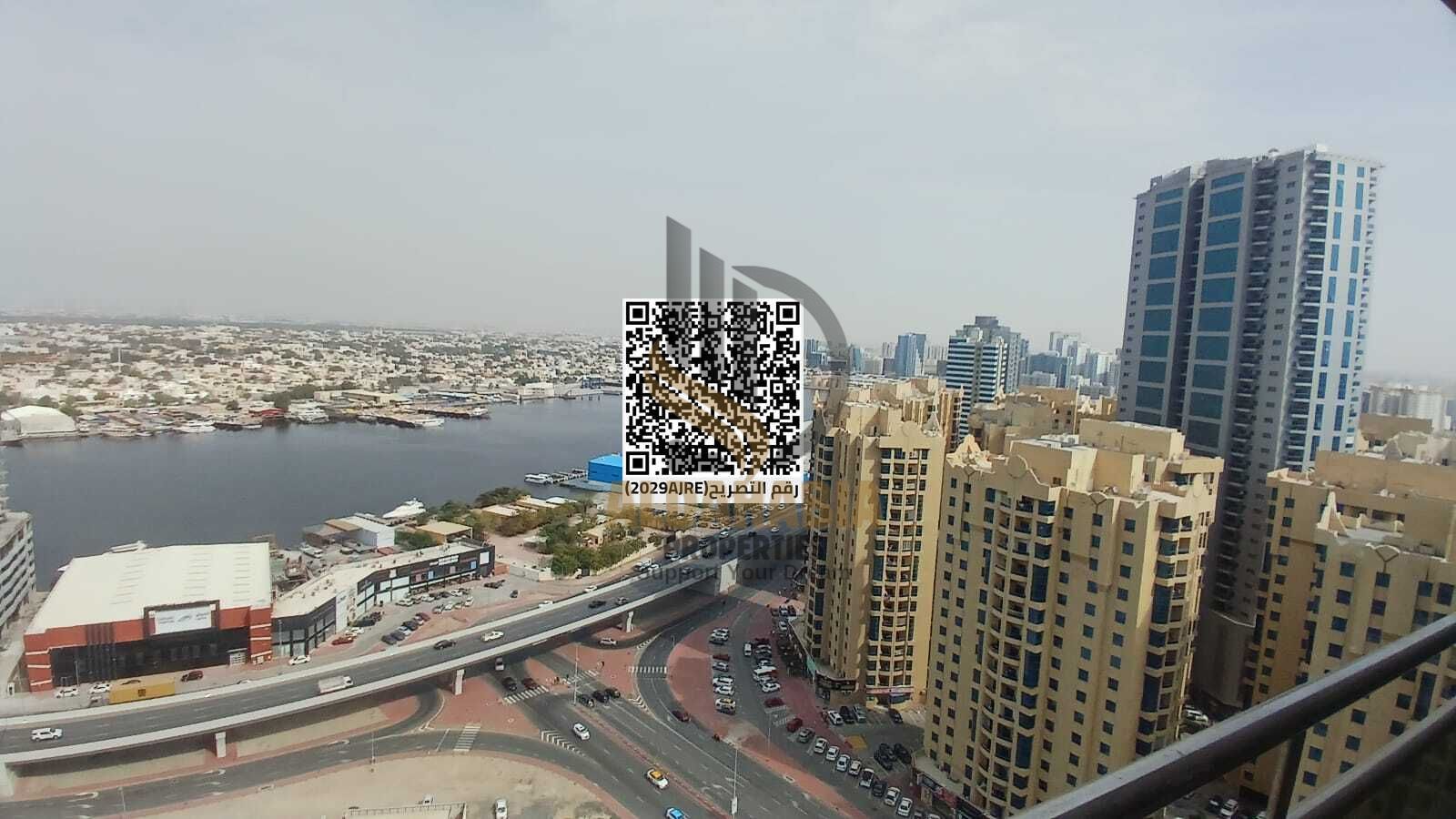 Excellent opportunity to own a high-floor, spacious apartment with a stunning open creek view in one of Ajman’s well-known towers. Contact us now