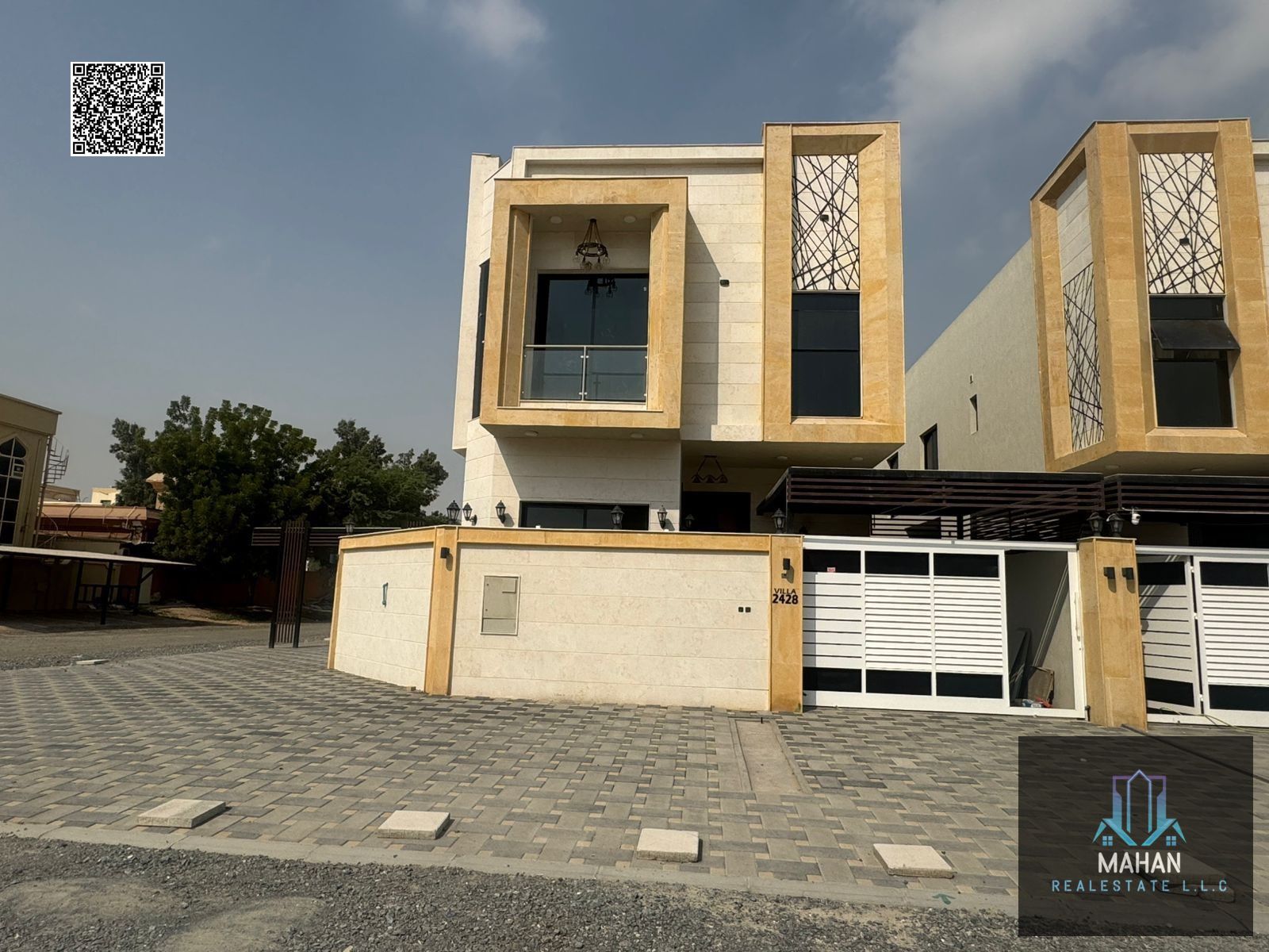 Brand new corner villa for sale in Ajman – Al Muwaihat 3 | A luxurious residential masterpiece In the heart of the quiet and upscale Al Muwaihat 3 area, where privacy, tranquility, and a strategic location abound, stands this brand new corner villa.