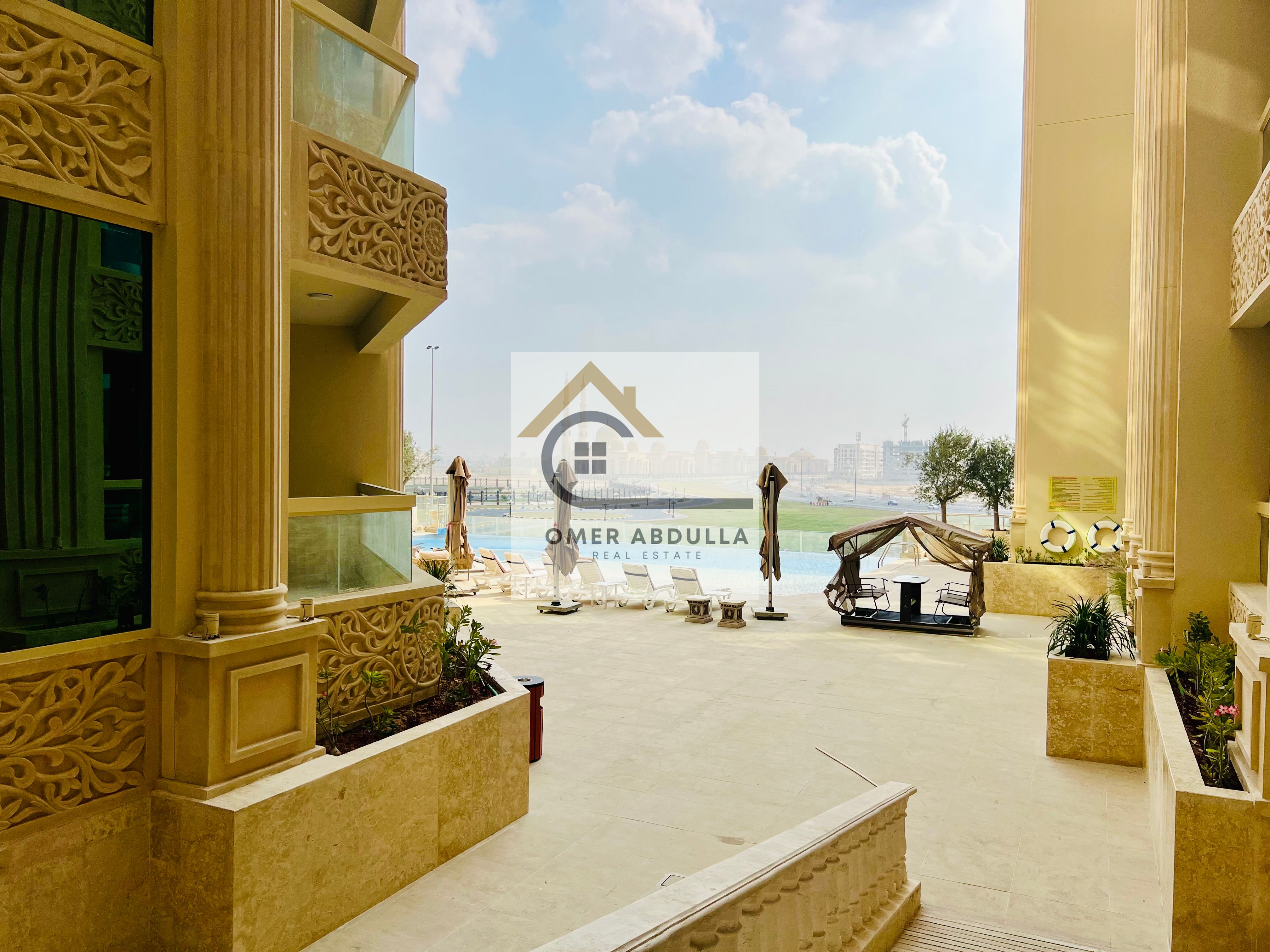 Spacious 3Br-Apartment •Maid Room •4 Bath • Gym•Pool•Balcony Open View Apartment •Only 93k •Muwailih Commercial Sharjah