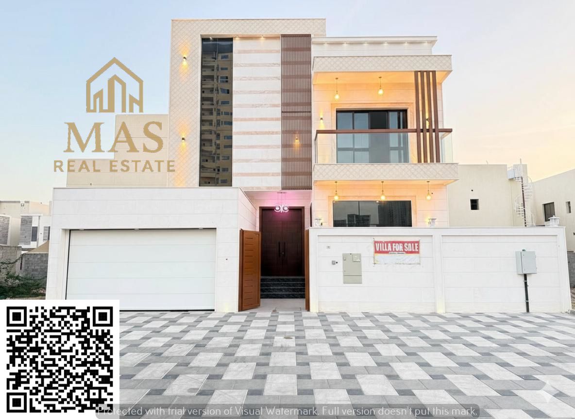 Easy monthly installments. Own a villa in Al Amrah area. 5 bedrooms. Super deluxe finishing. Bank financing available. Freehold ownership for all nati