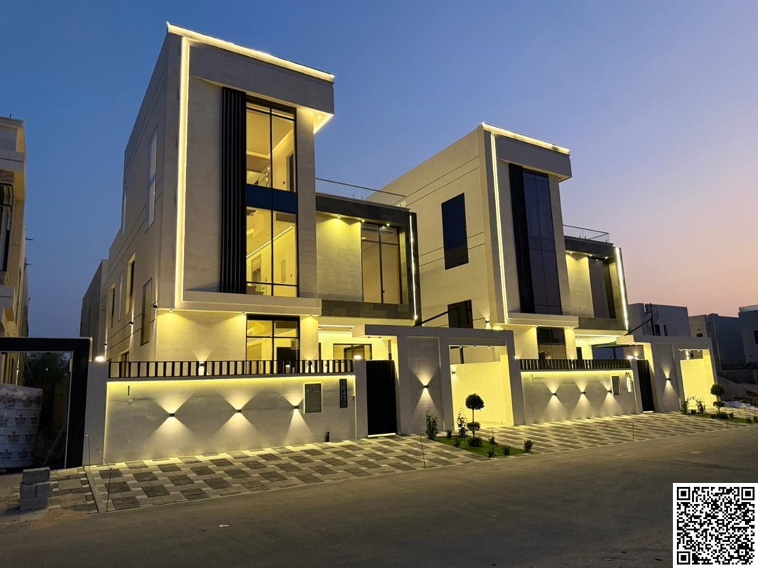 Modern villa for sale in Al Helio 2 area, including registration and ownership fees – Ajman | Prime location close to all services | Freehold ownershi