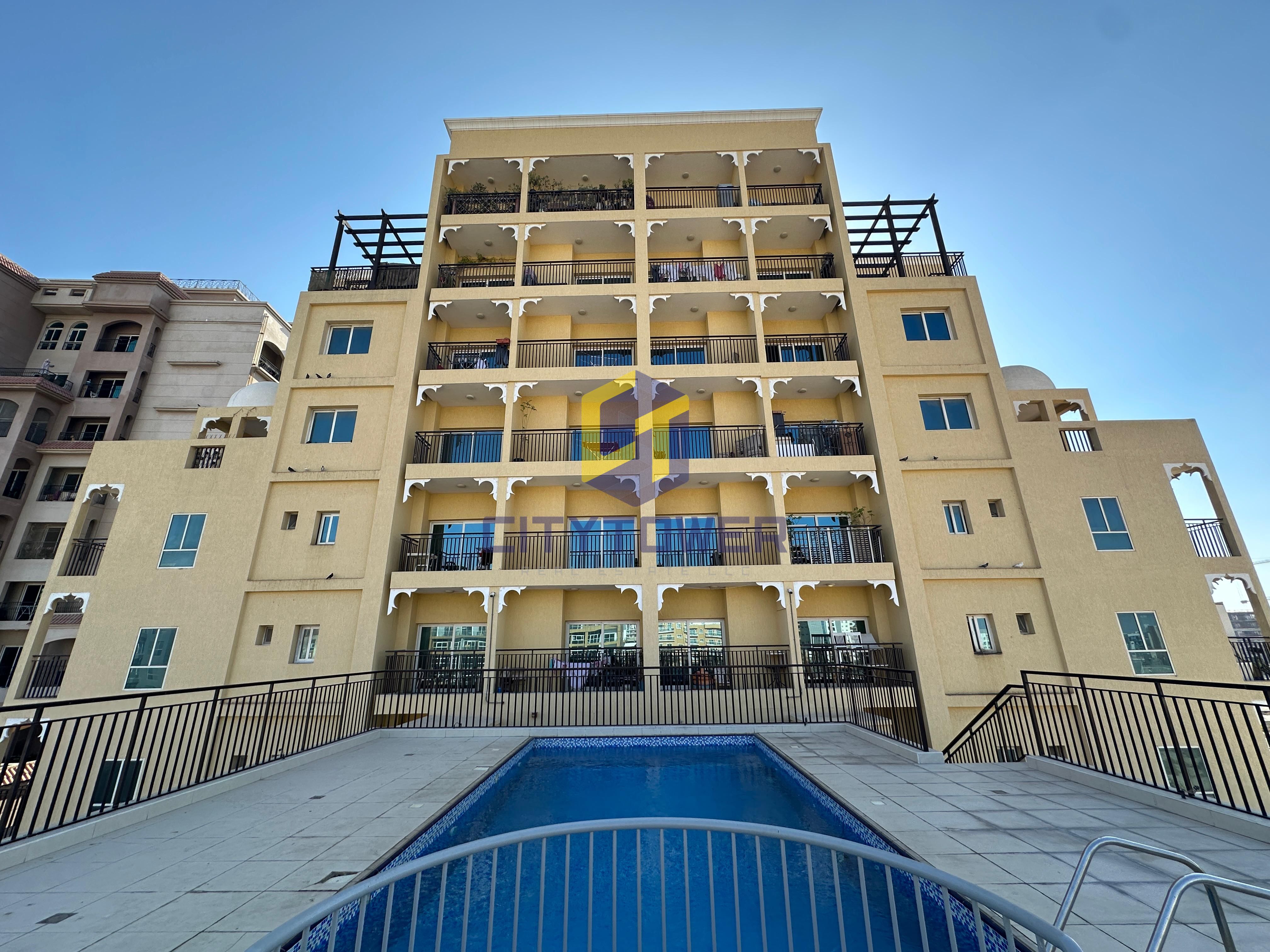 Huge 1 Bedroom Apartment Available with Balcony Pool Gym