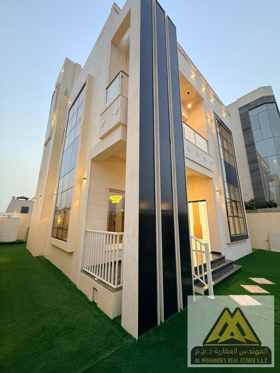 Luxury & Unique Corner Villa in Al Zahia Ajman | 4 Master Bedrooms + Majlis & Hall + Maid’s Room | Spacious Courtyard & Roof | Prime Location | 1.